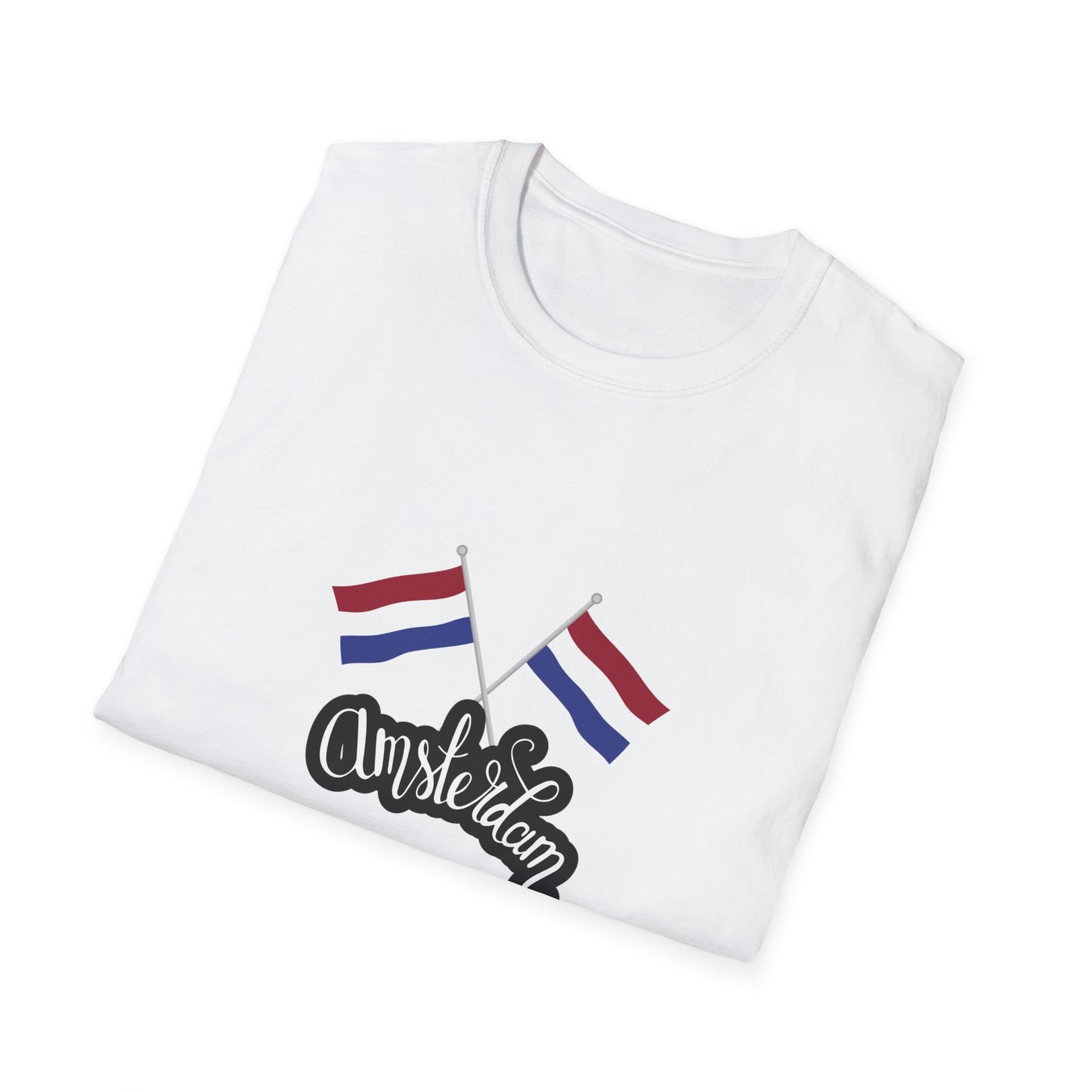 Amsterdam Flags Unisex Softstyle T-Shirt