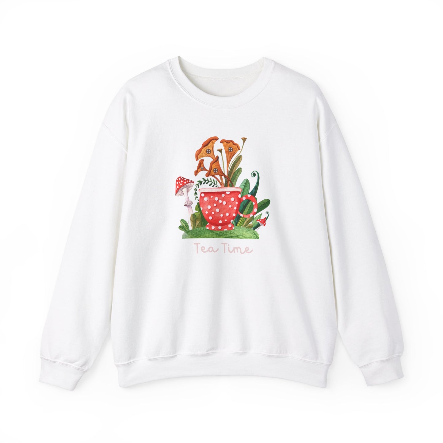 Tea Time Unisex Heavy Blend™ Crewneck Sweatshirt