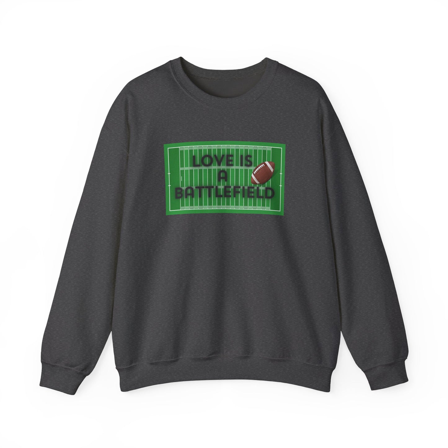 Love is a Battlefield Unisex Heavy Blend™ Crewneck Sweatshirt