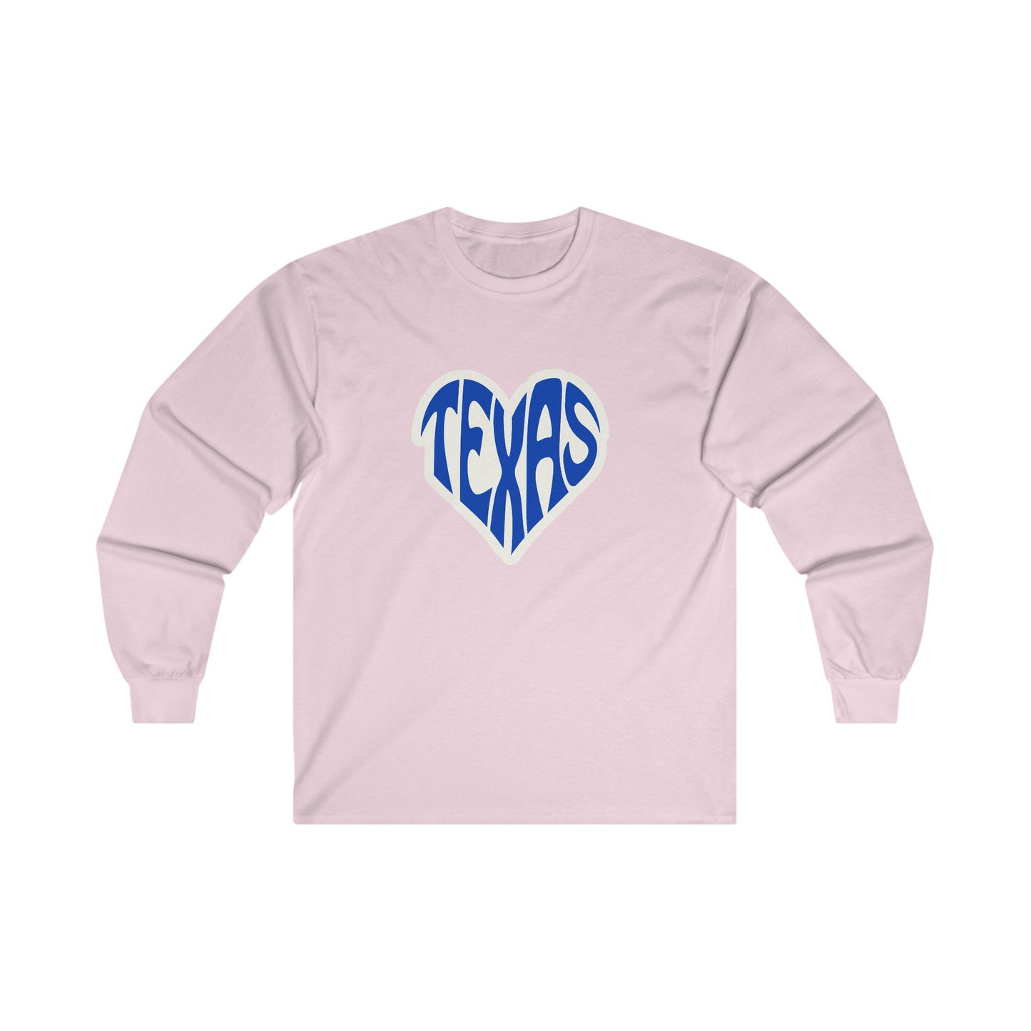 Texas Heart Unisex Ultra Cotton Long Sleeve Tee