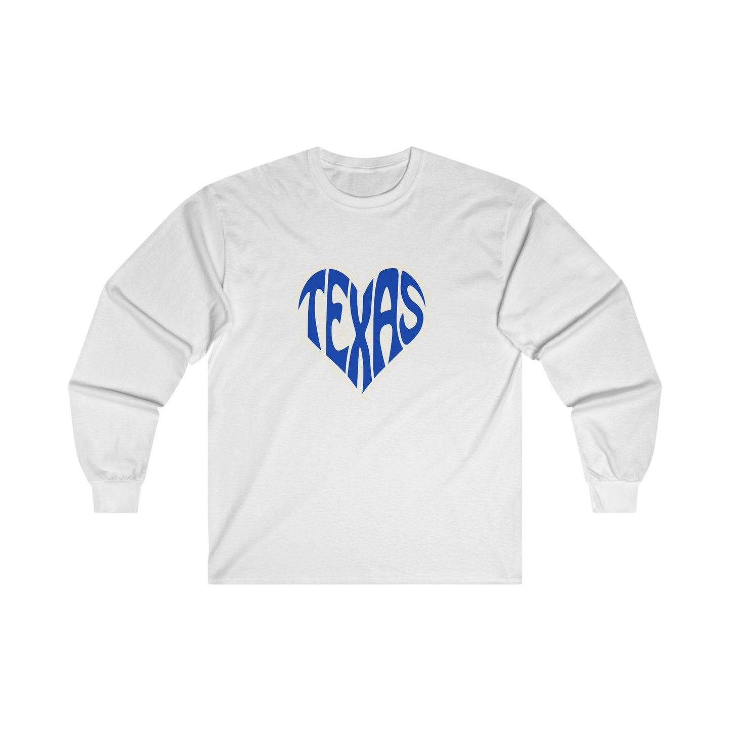 Texas Heart Unisex Ultra Cotton Long Sleeve Tee