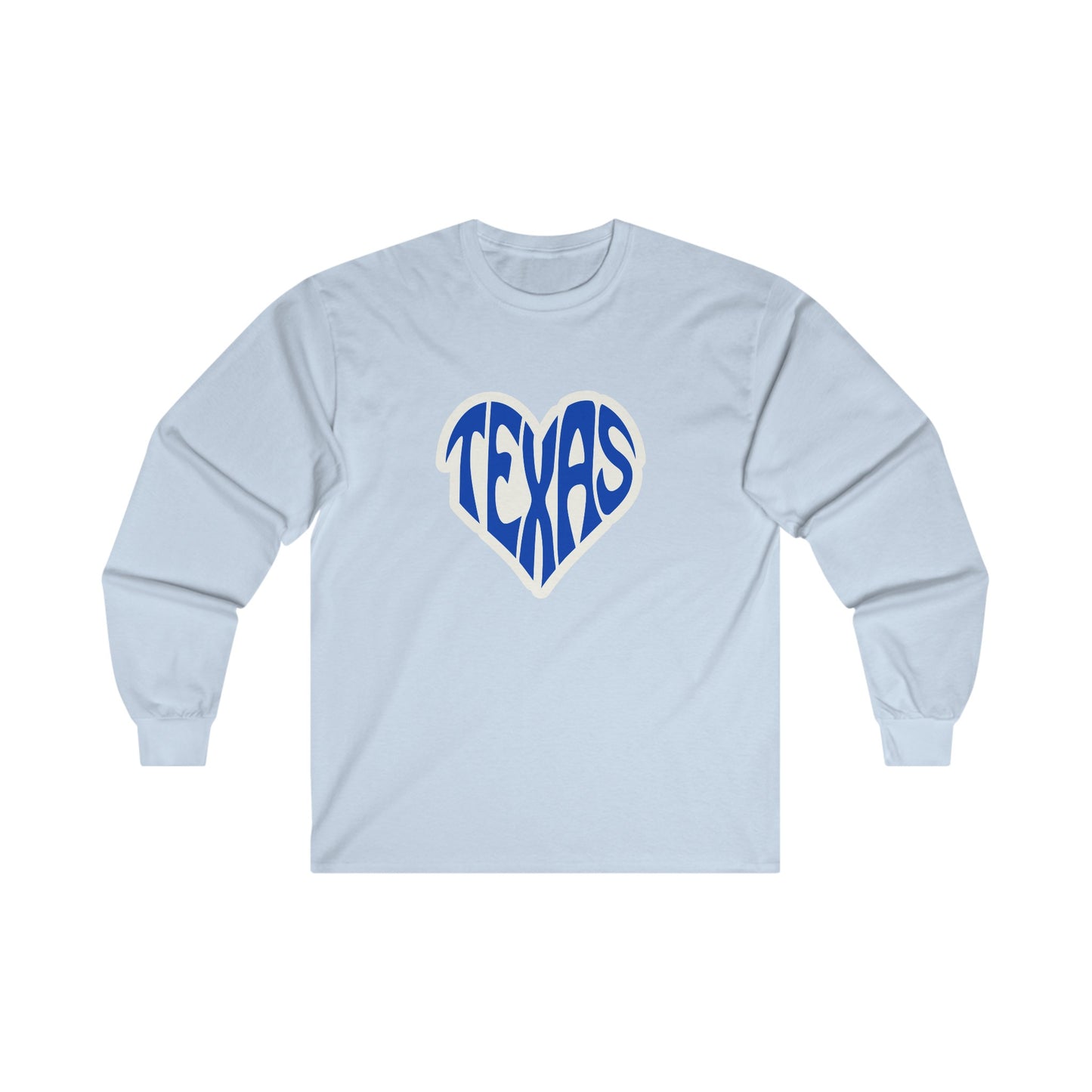 Texas Heart Unisex Ultra Cotton Long Sleeve Tee