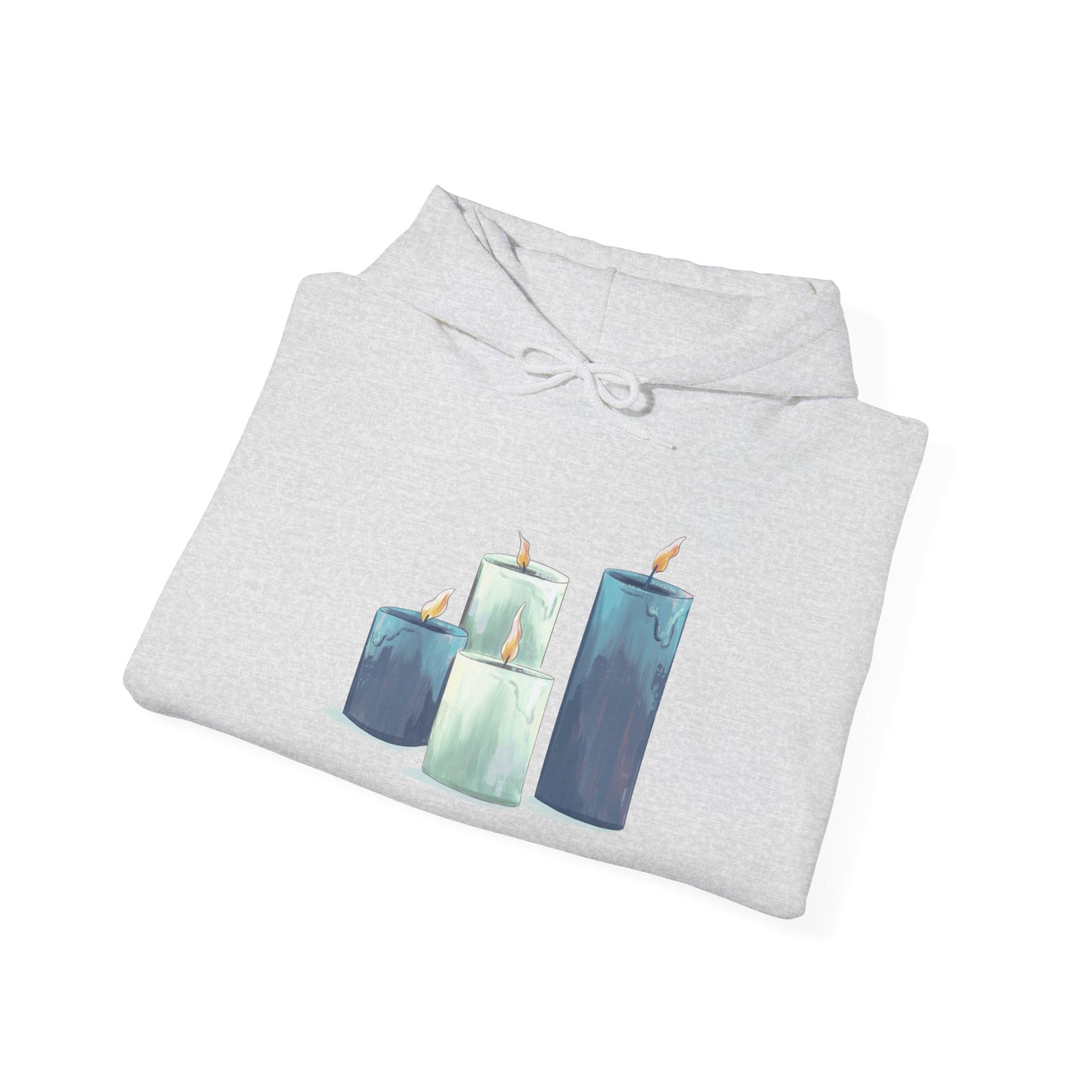 Hanukkah Candles Unisex Heavy Blend™ Hooded Sweatshirt