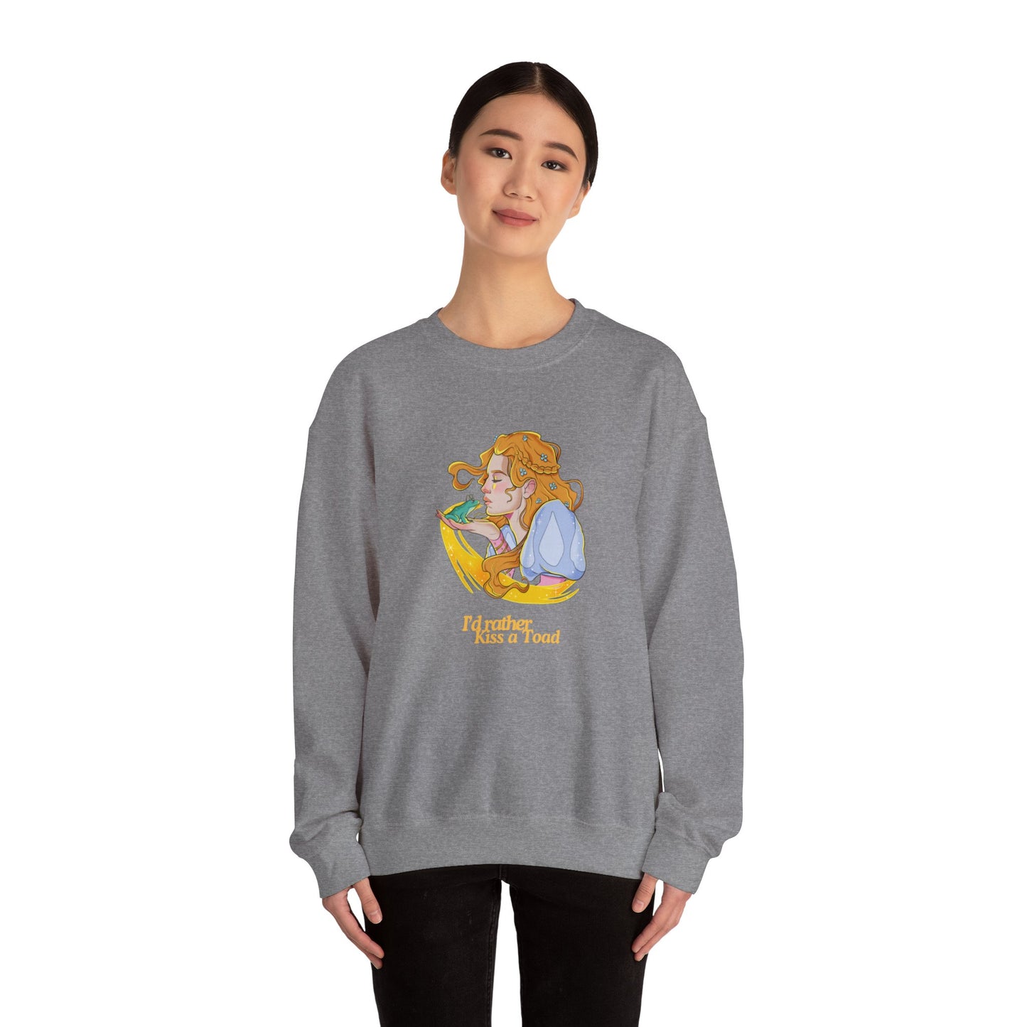 Kiss a Toad Unisex Heavy Blend™ Crewneck Sweatshirt