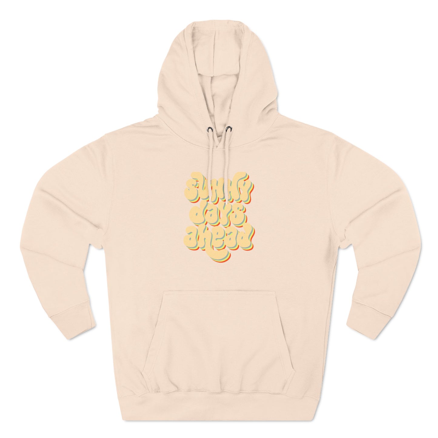 Sunny Days Three-Panel Fleece Hoodie