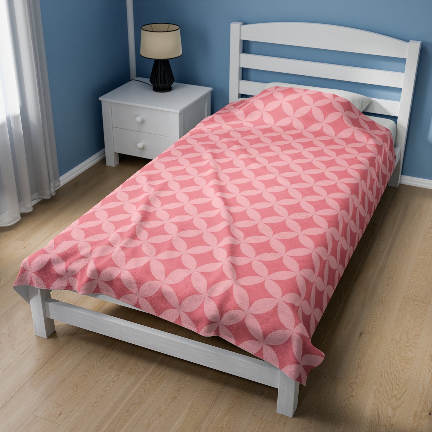 Pink Starpoint Velveteen Plush Blanket