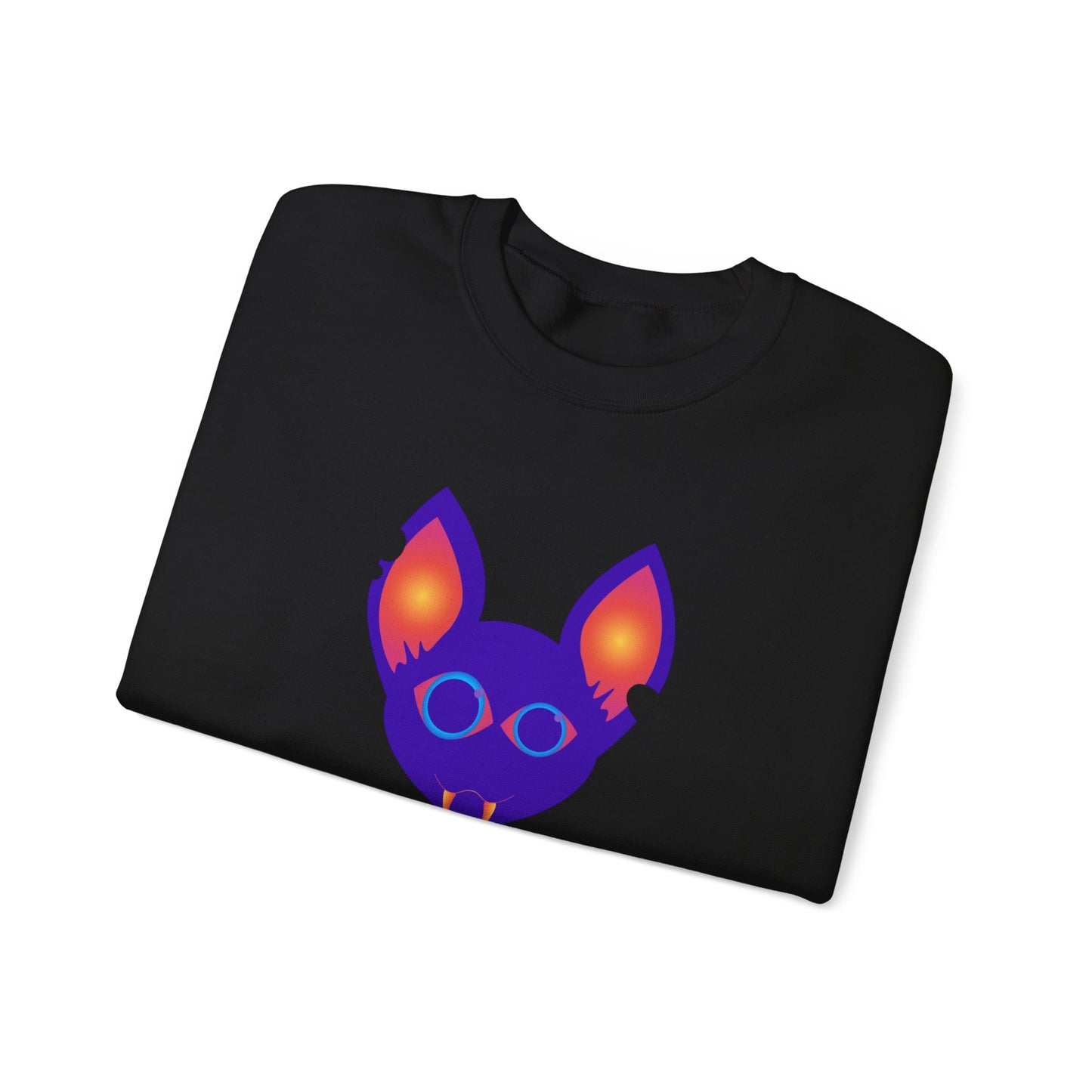 Purple Kitty Unisex Heavy Blend™ Crewneck Sweatshirt