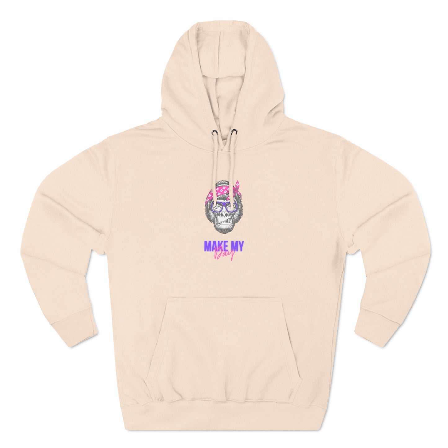 Make My Day Three-Panel Fleece Hoodie