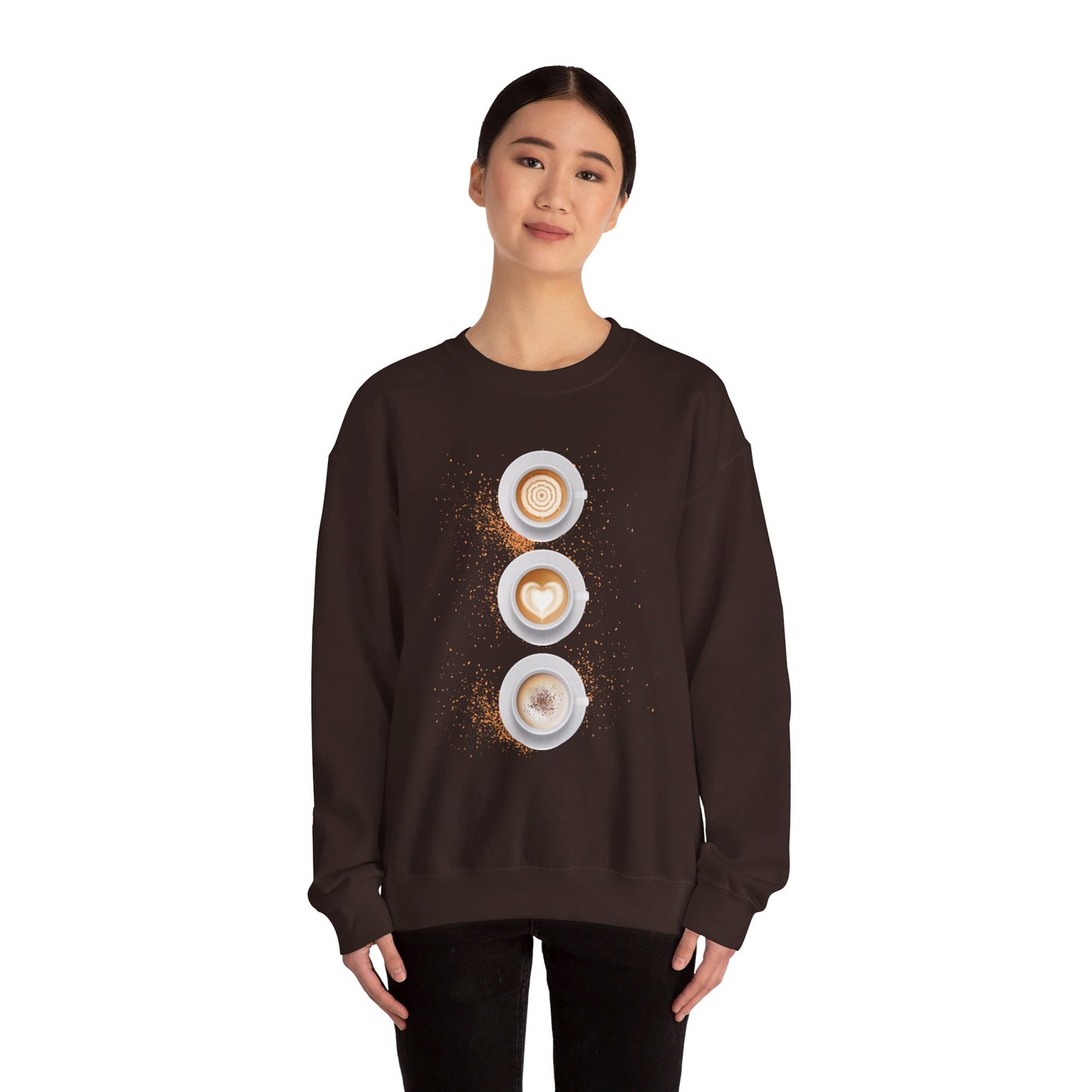 Tres Cafe Unisex Heavy Blend™ Crewneck Sweatshirt