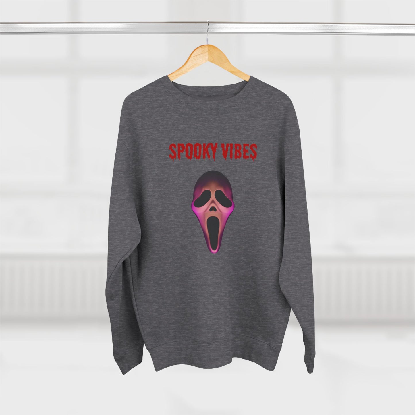 Spooky Vibes Scream Unisex Crewneck Sweatshirt