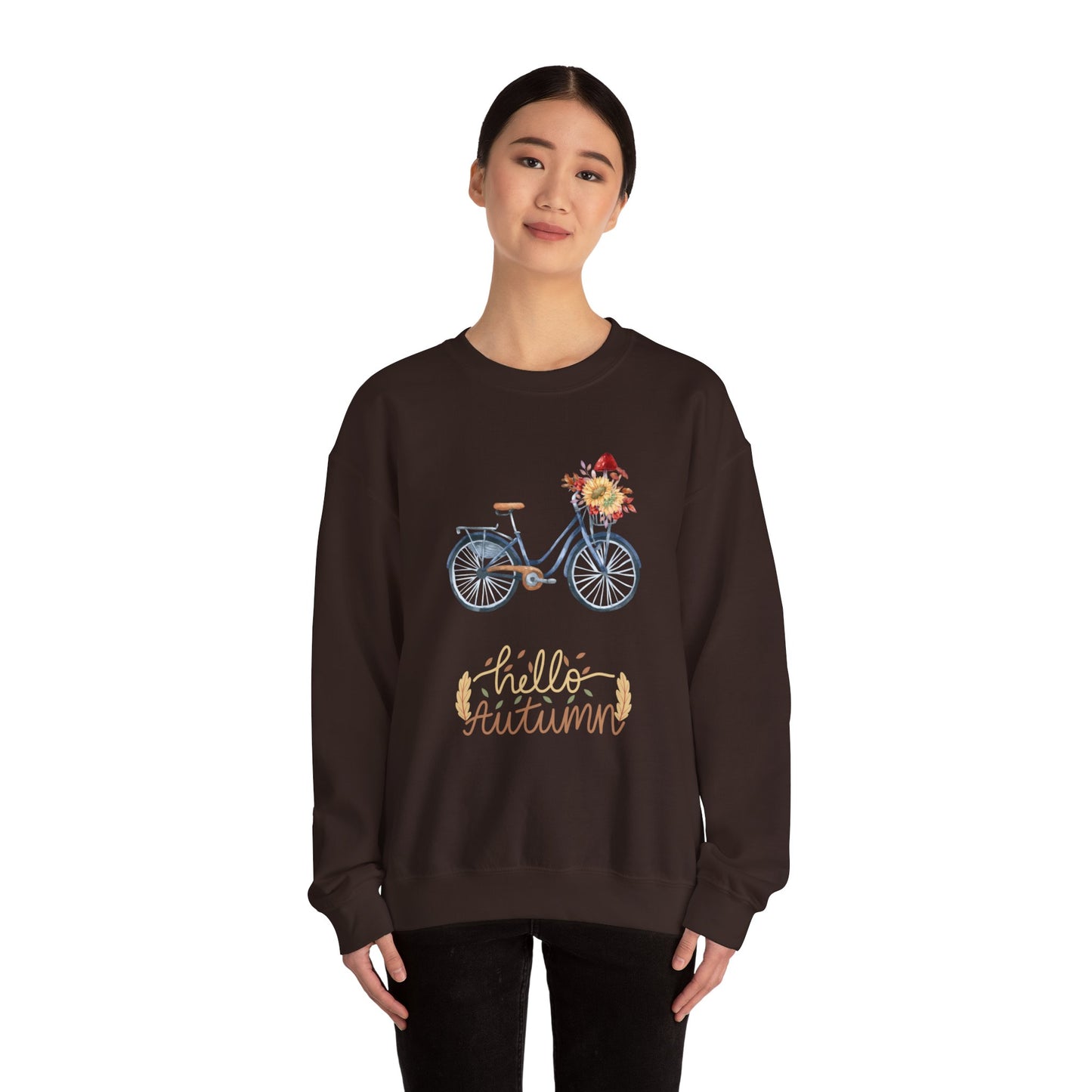 Hello Autumn Unisex Heavy Blend™ Crewneck Sweatshirt