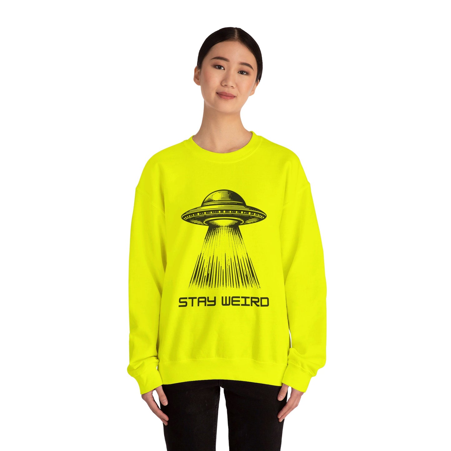 Stay Weird Unisex Heavy Blend™ Crewneck Sweatshirt