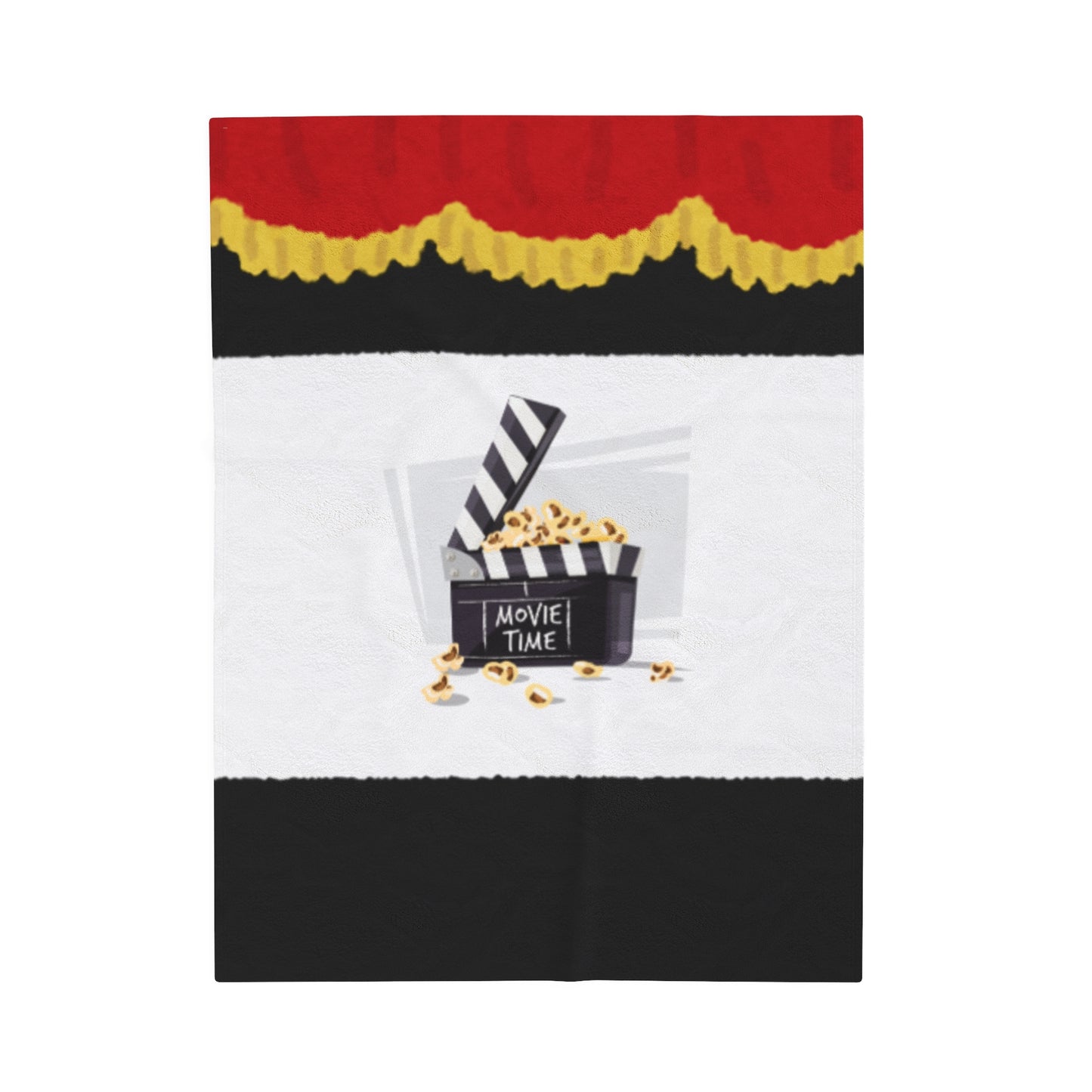 Movie Time Velveteen Plush Blanket