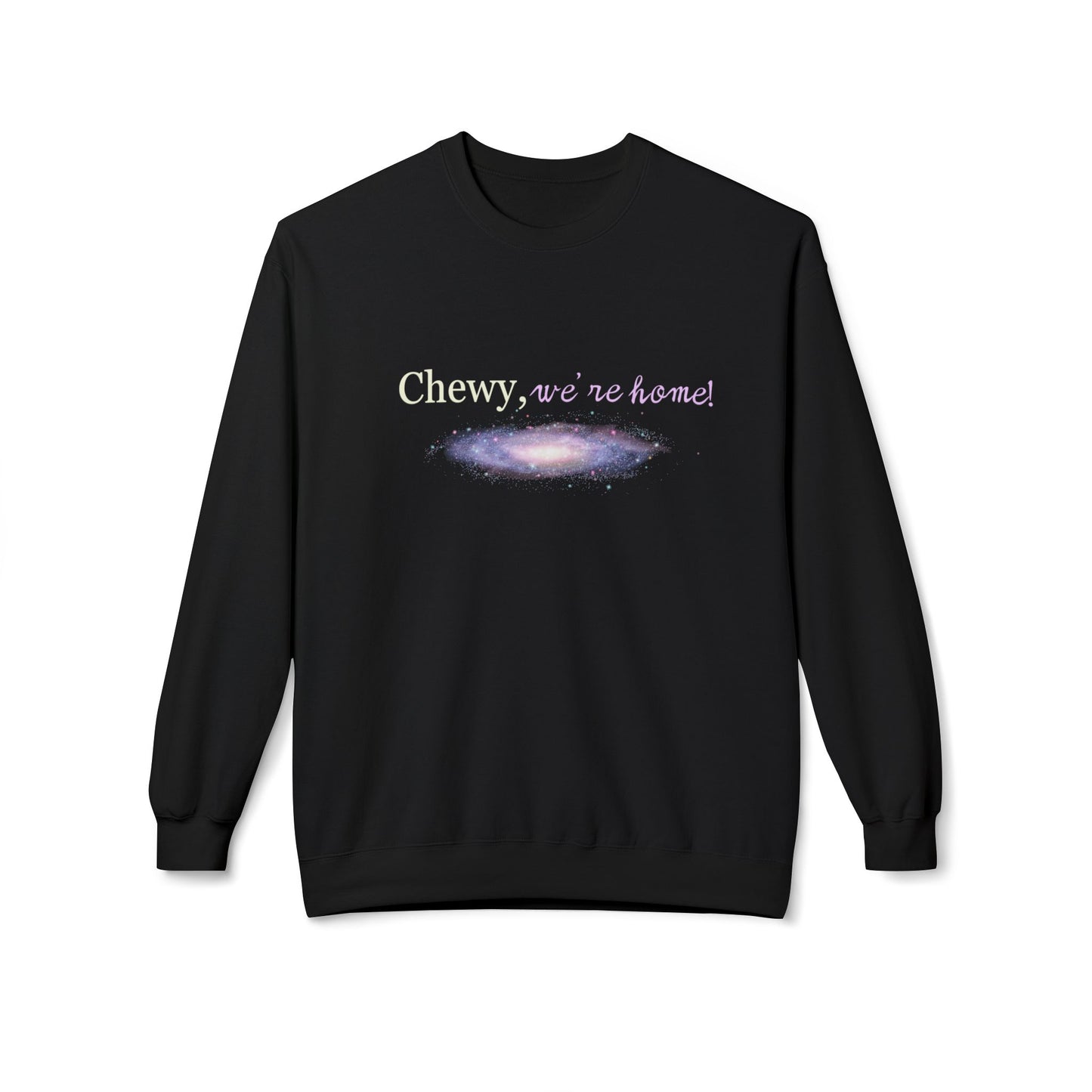 Chewy We’re Home Unisex Midweight Softstyle Fleece Crewneck Sweatshirt