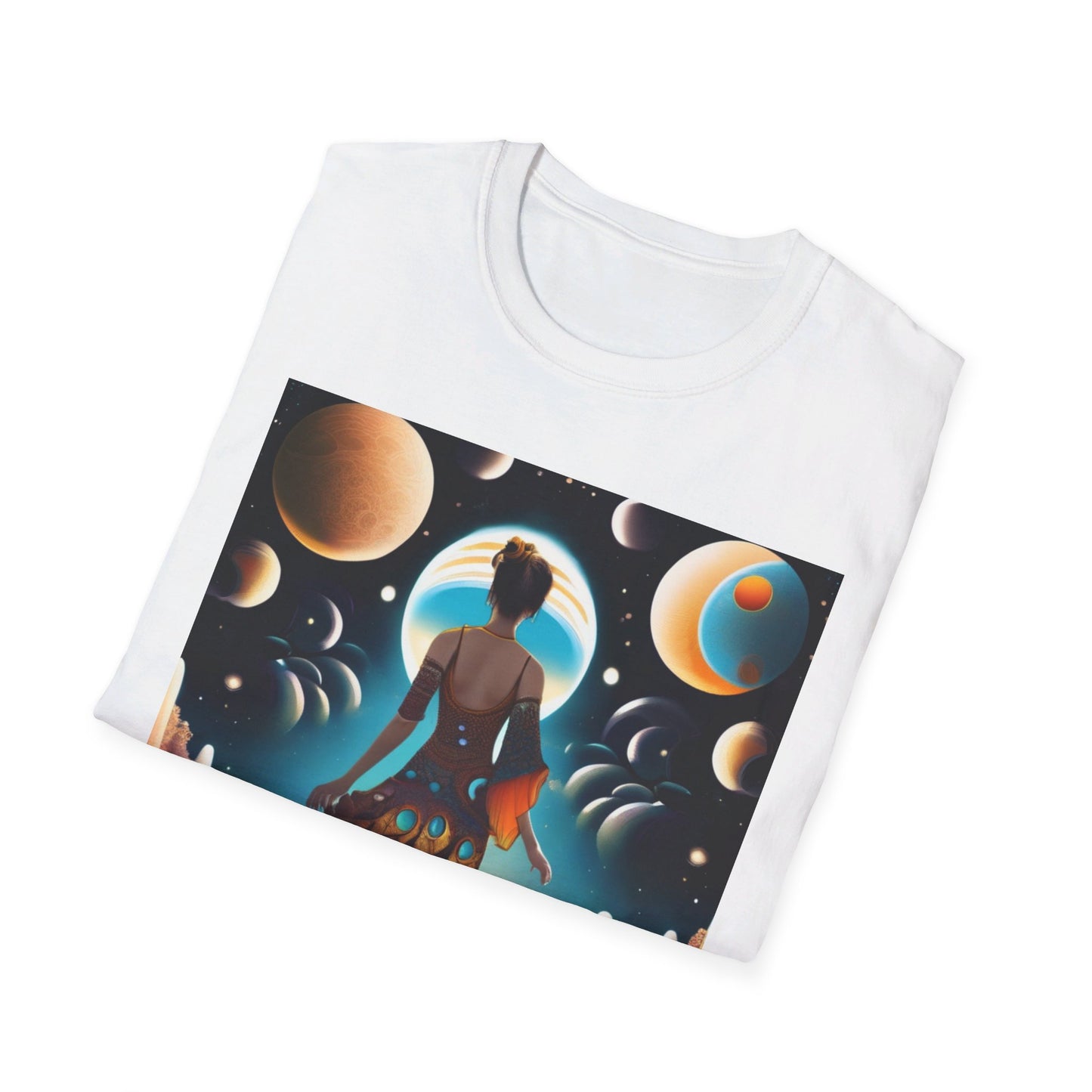 Space Girl Unisex Softstyle T-Shirt