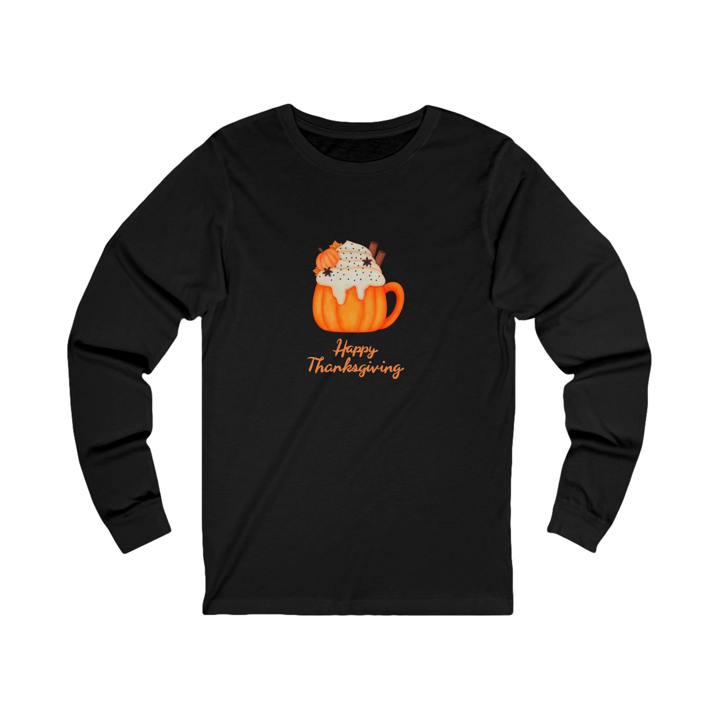 Thanksgiving Mug Unisex Jersey Long Sleeve Tee