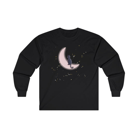 Luna Cat Unisex Ultra Cotton Long Sleeve Tee