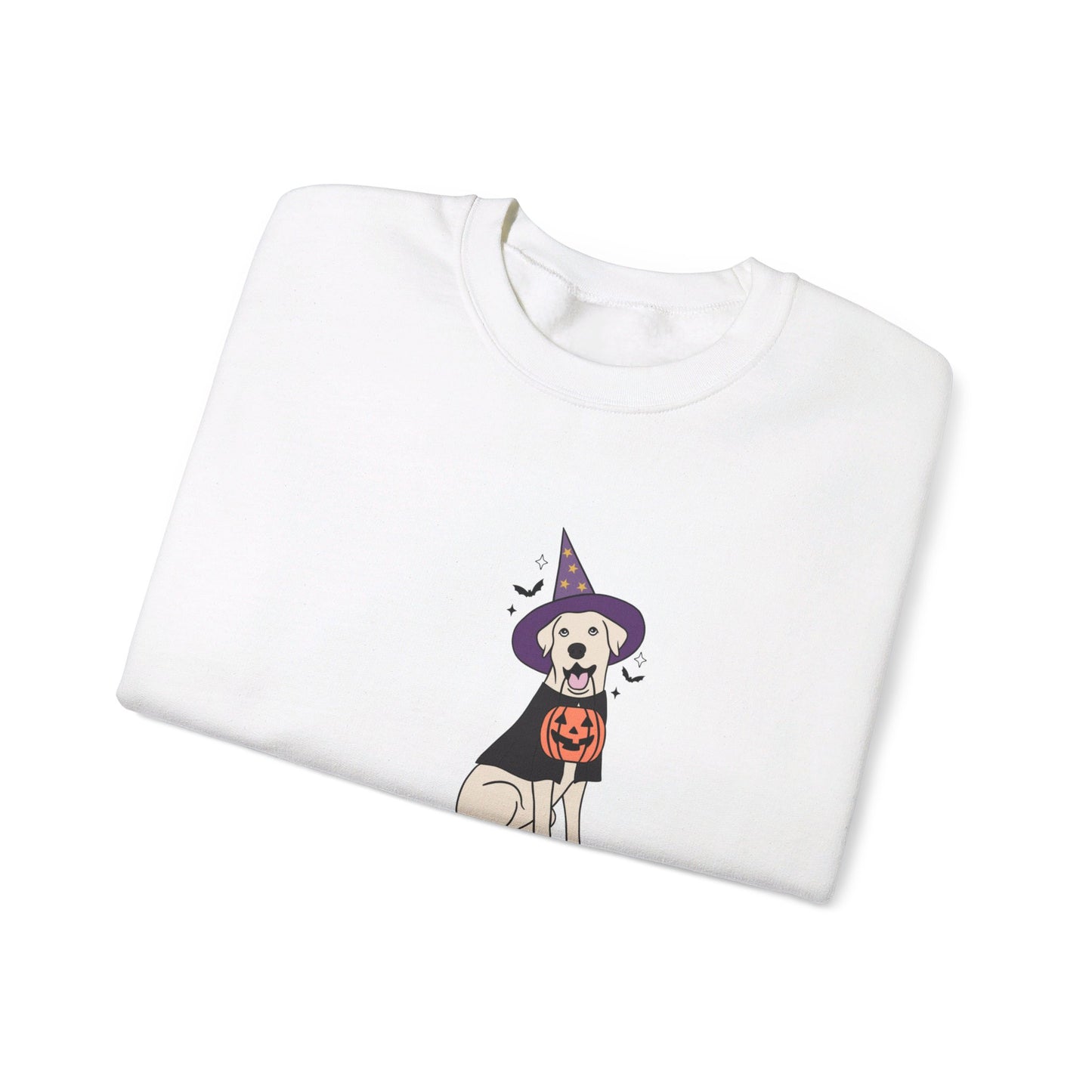 Retriever Witch Unisex Heavy Blend™ Crewneck Sweatshirt