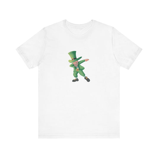 Dabbin Leprechaun St Patrick’s Day Unisex Jersey Short Sleeve Tee