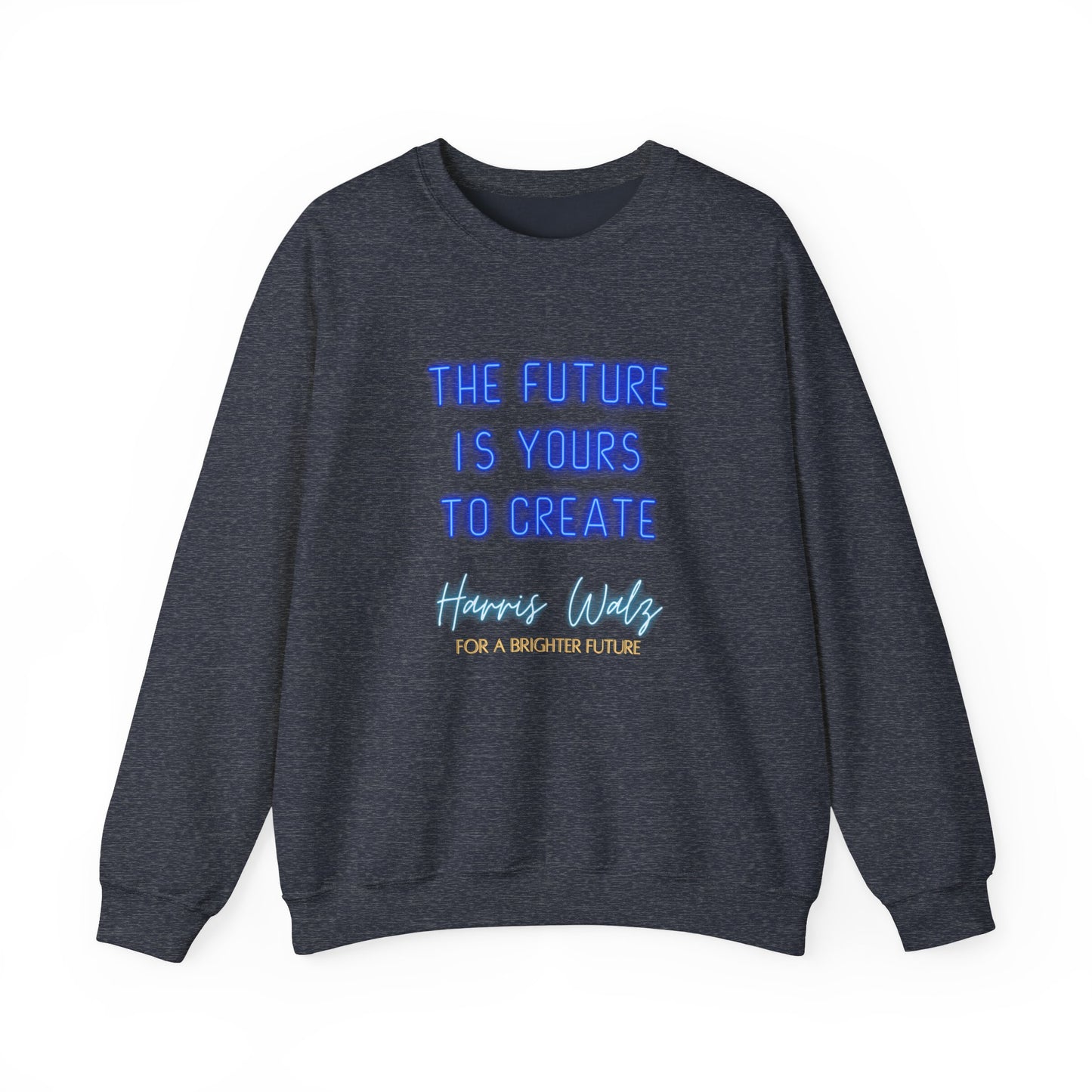 The Future Harris Walz Unisex Heavy Blend™ Crewneck Sweatshirt