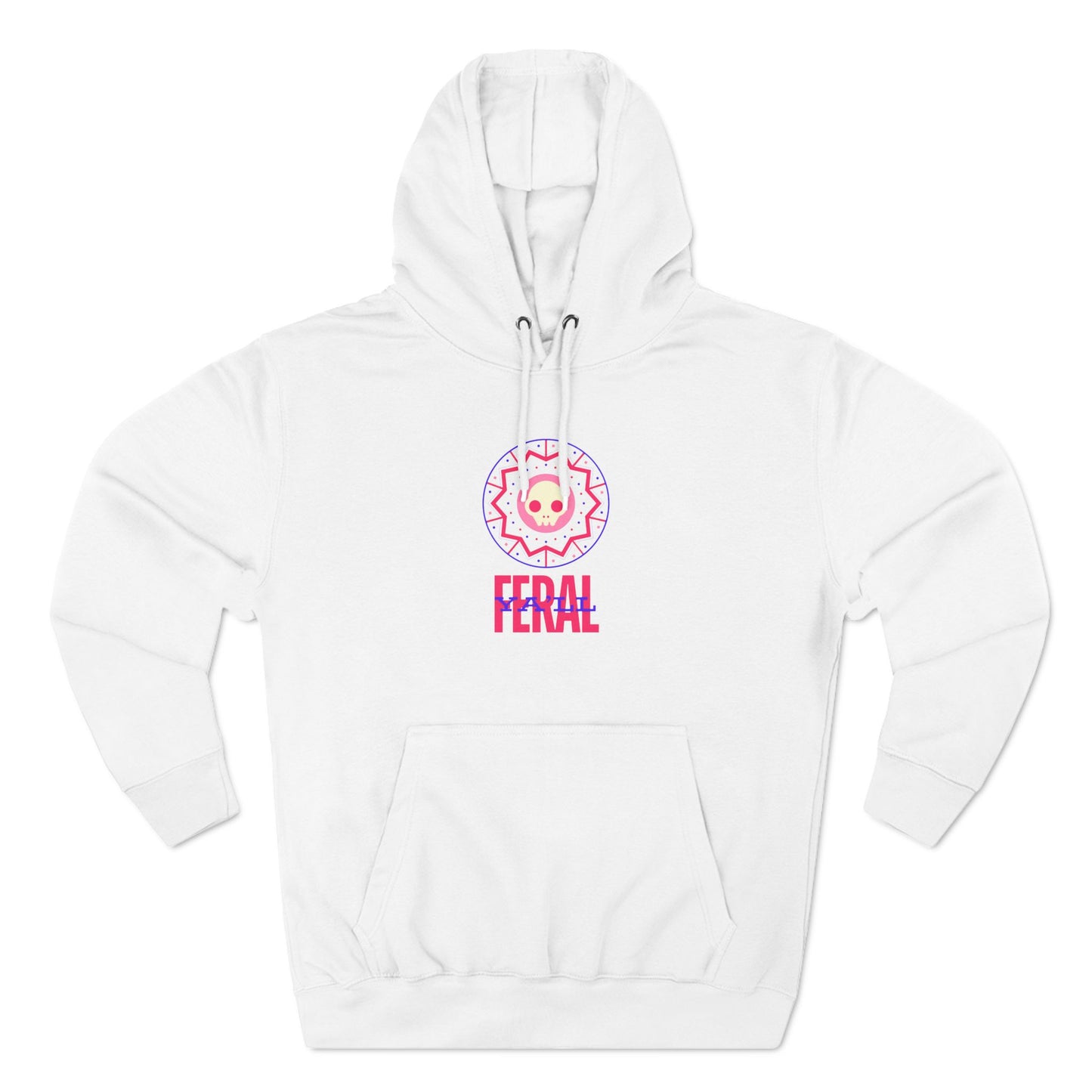 Feral Three-Panel Fleece Hoodie