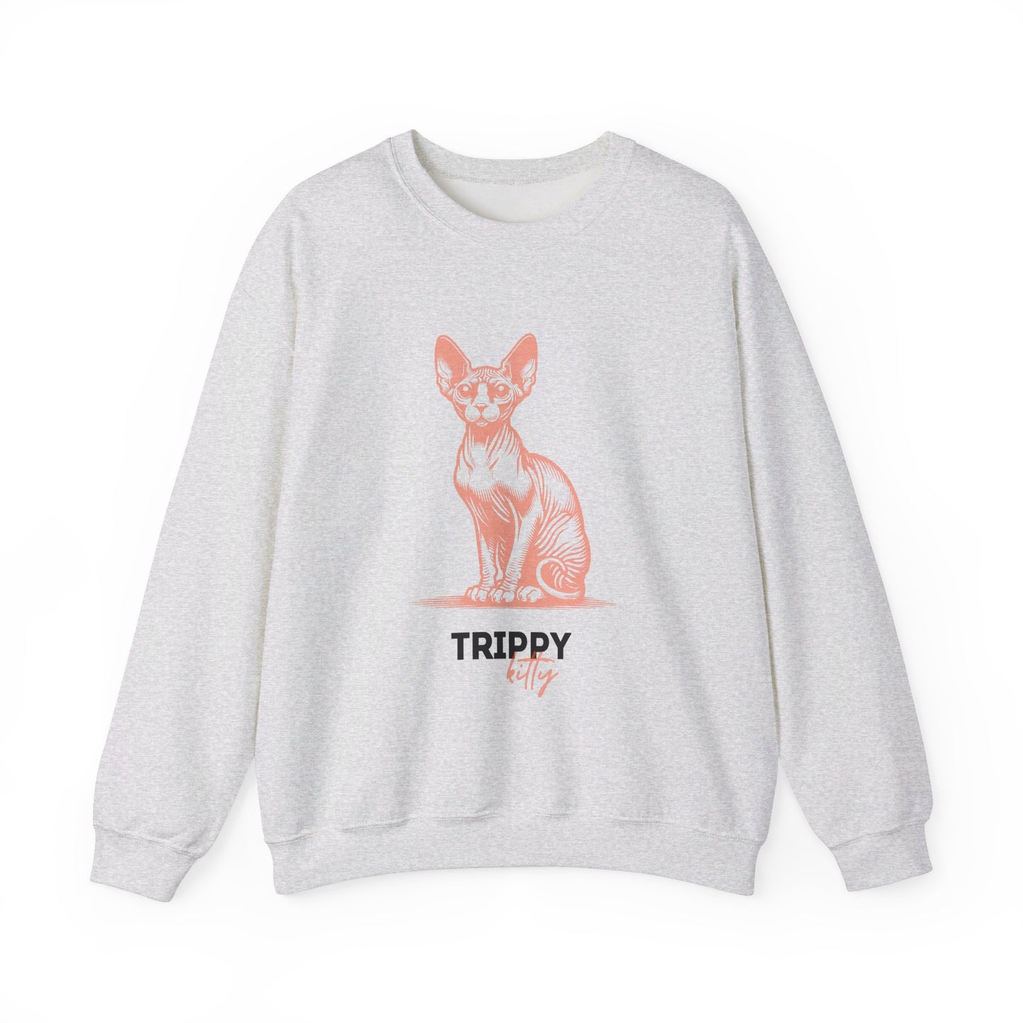 Trippy Kitty Unisex Heavy Blend™ Crewneck Sweatshirt