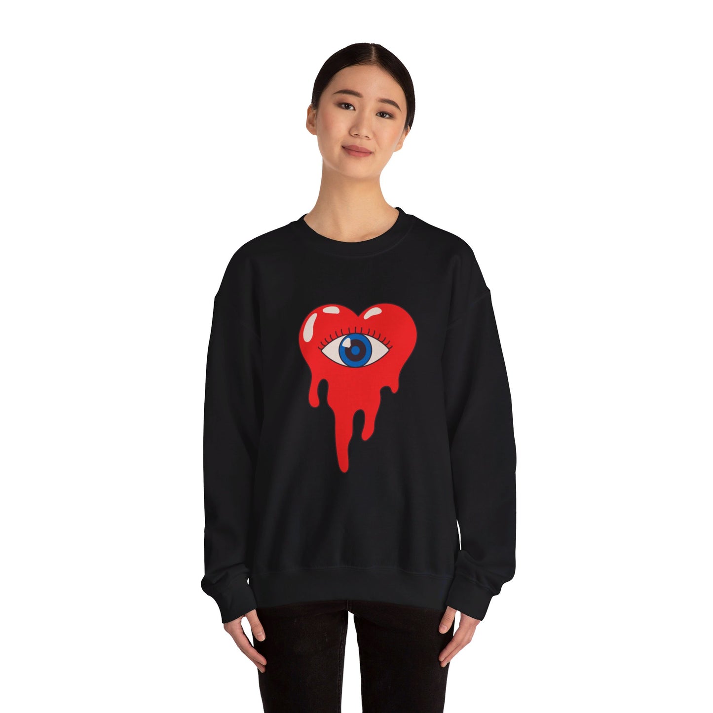 Bleeding Heart Unisex Heavy Blend™ Crewneck Sweatshirt