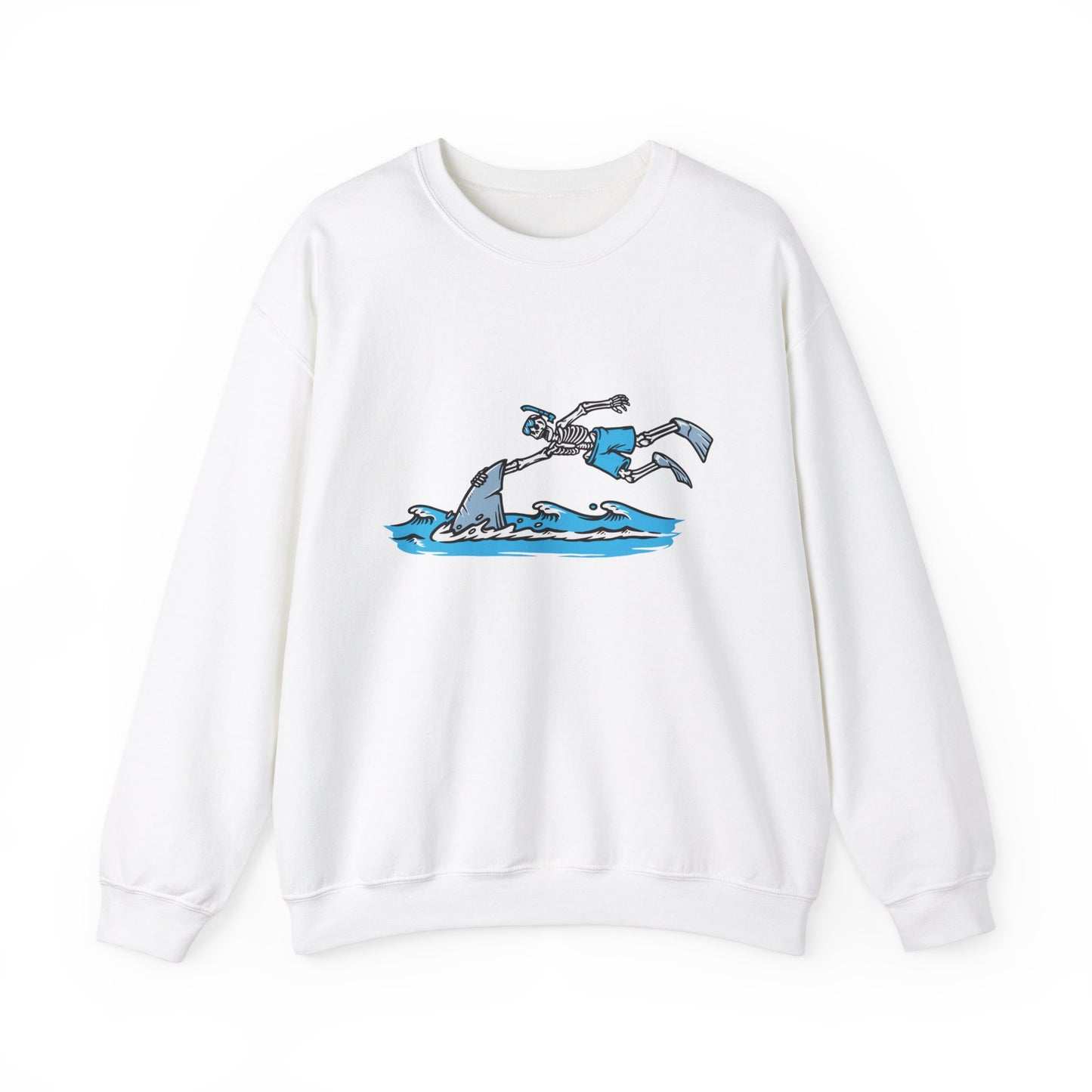 Shark Skelly Unisex Heavy Blend™ Crewneck Sweatshirt