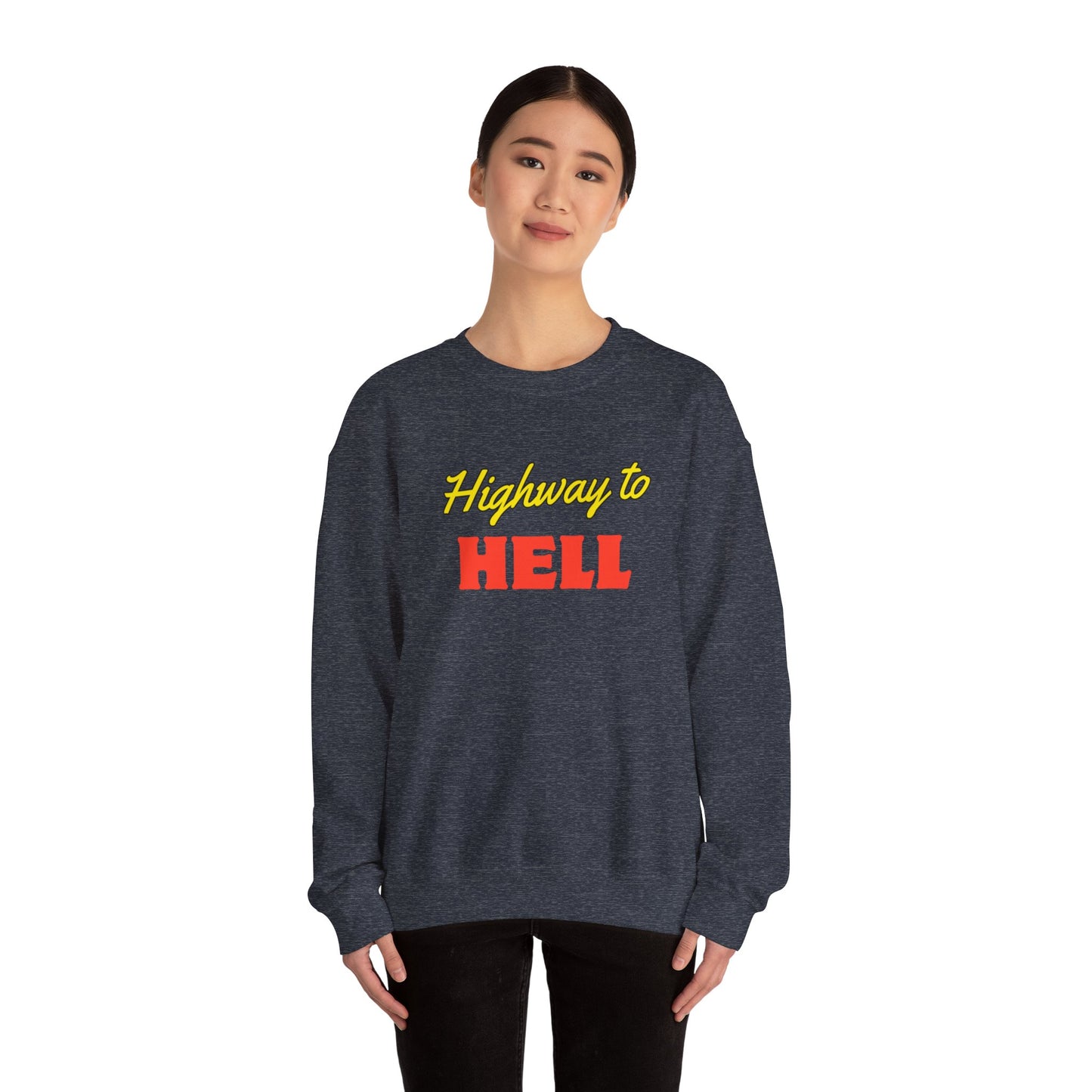 Highway to Hell Unisex Heavy Blend™ Crewneck Sweatshirt