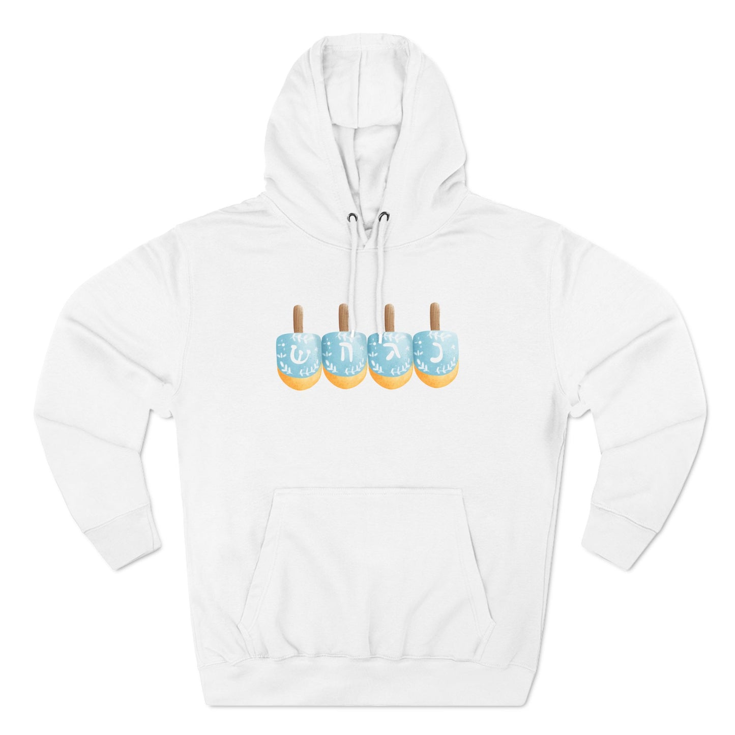 Dreidel Three-Panel Fleece Hoodie