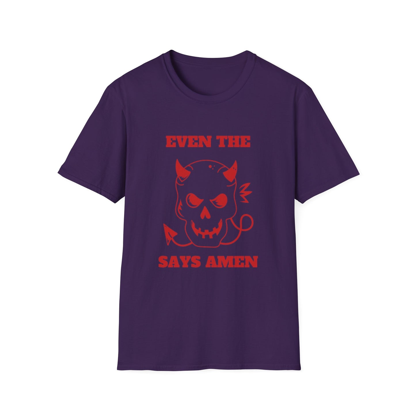 Even the Devil Unisex Softstyle T-Shirt