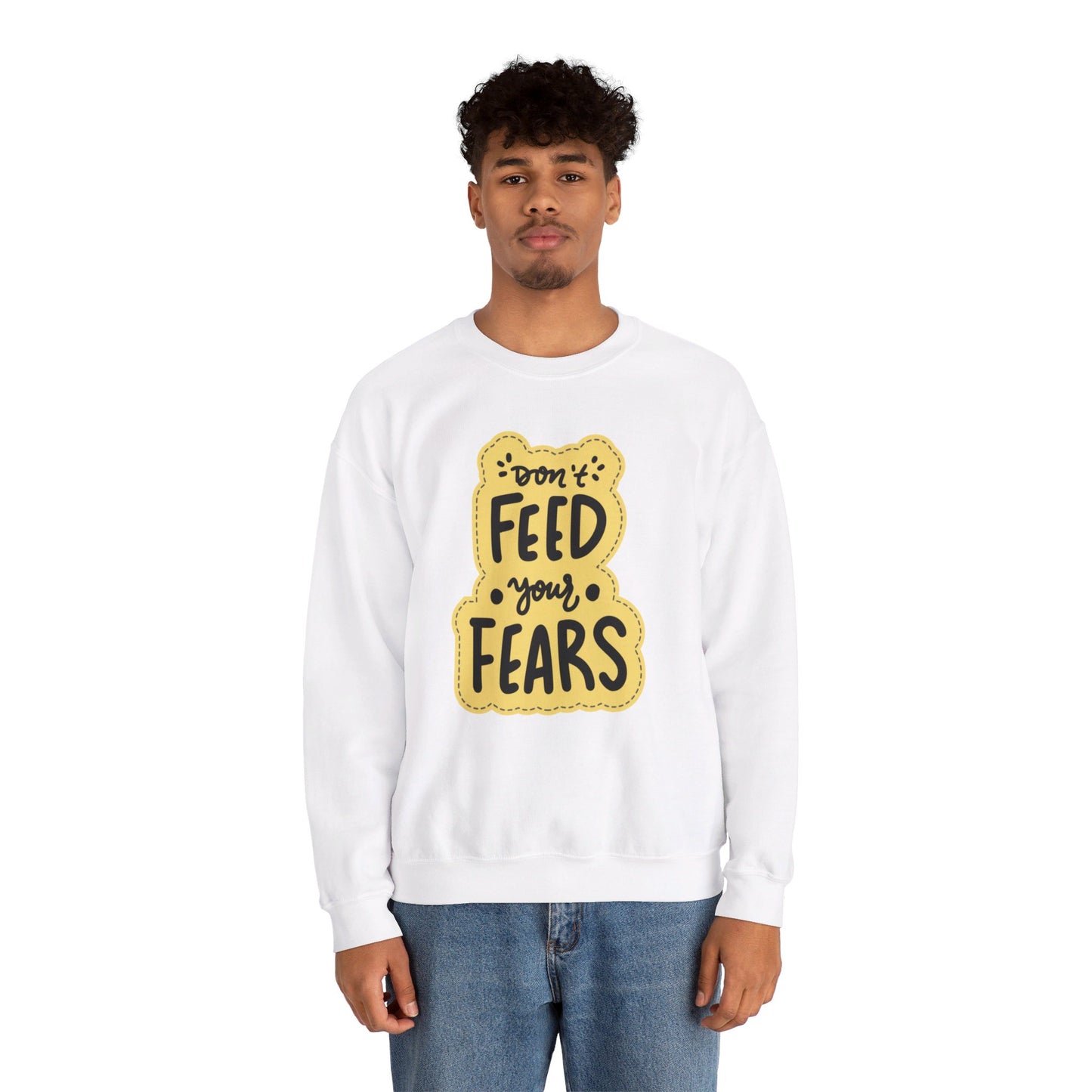 Don’t Feed Fears Unisex Heavy Blend™ Crewneck Sweatshirt