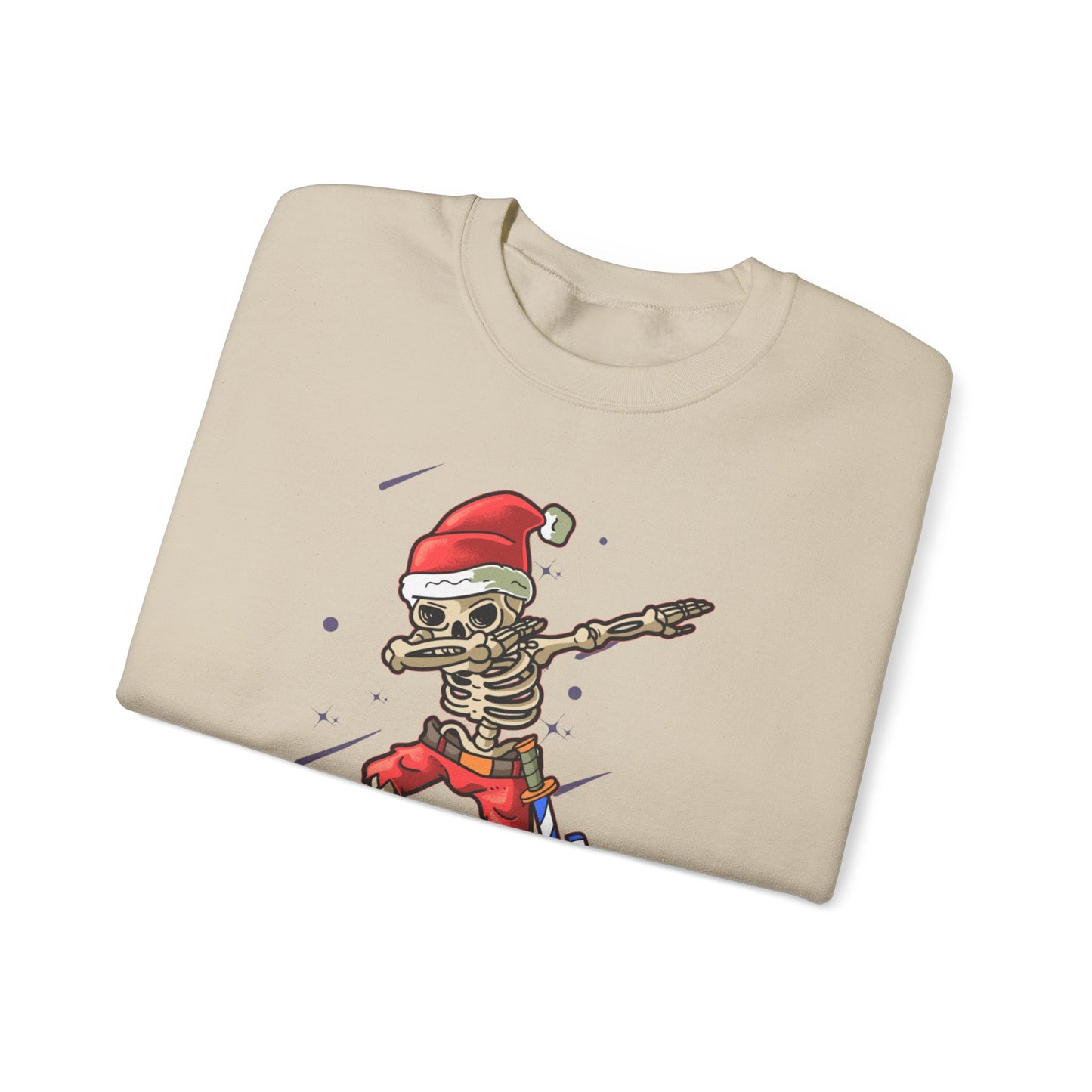 Skelly Dabbin Santa Unisex Heavy Blend™ Crewneck Sweatshirt