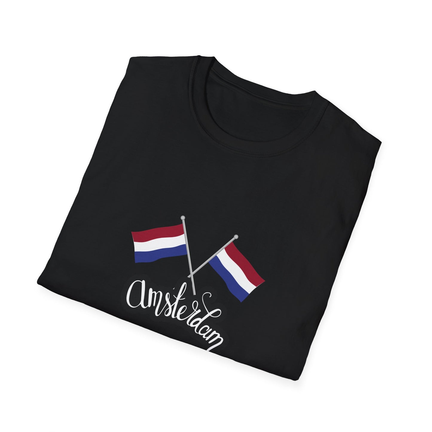 Amsterdam Flags Unisex Softstyle T-Shirt