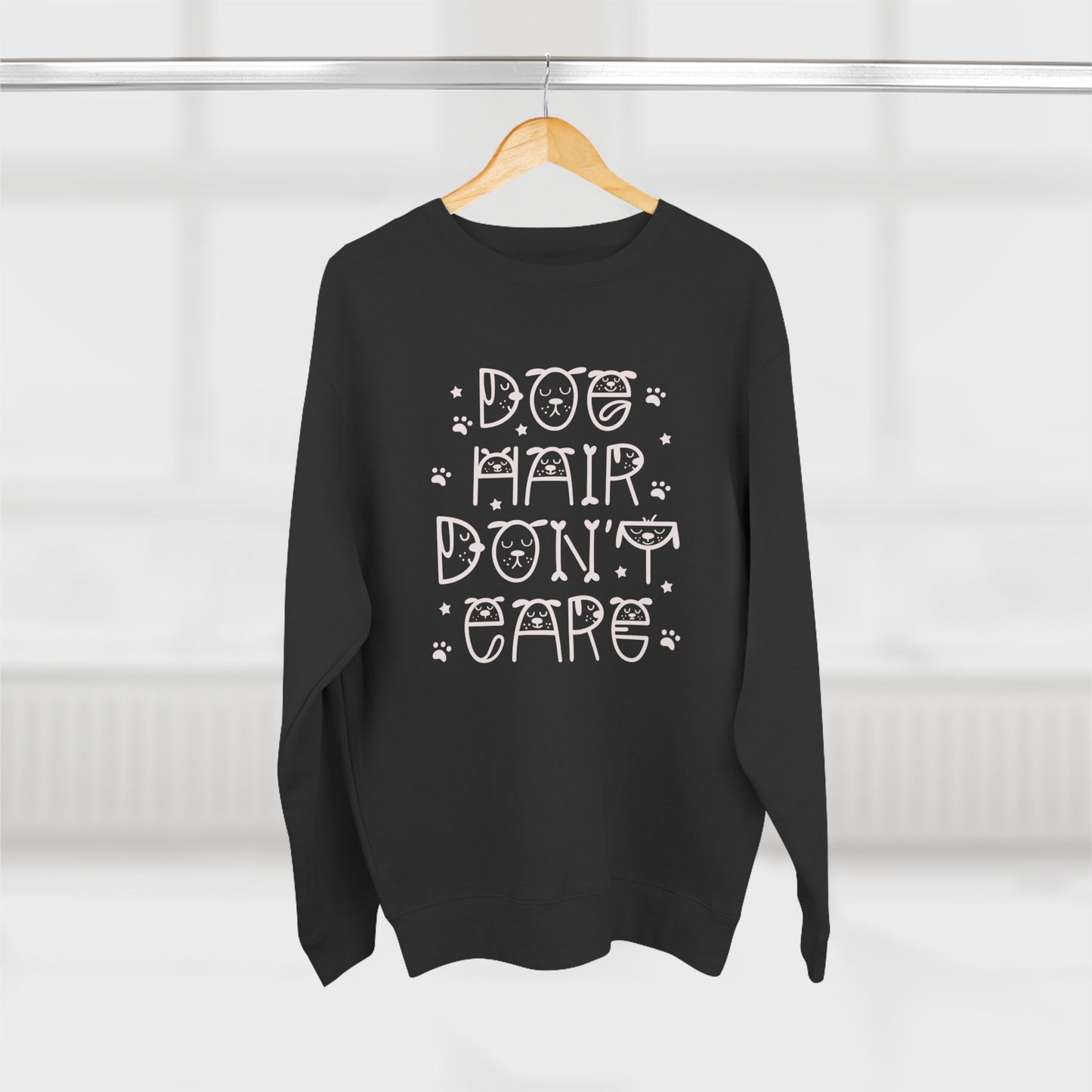 Dog Hair Don’t Care Unisex Crewneck Sweatshirt