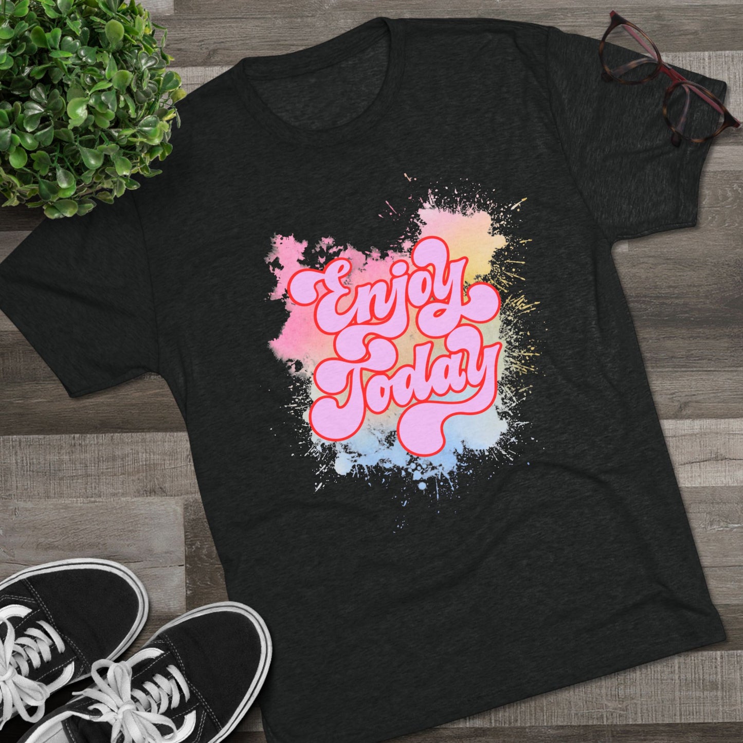 Enjoy Today Unisex Tri-Blend Crew Tee