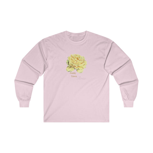 Funky Town Rose Unisex Ultra Cotton Long Sleeve Tee