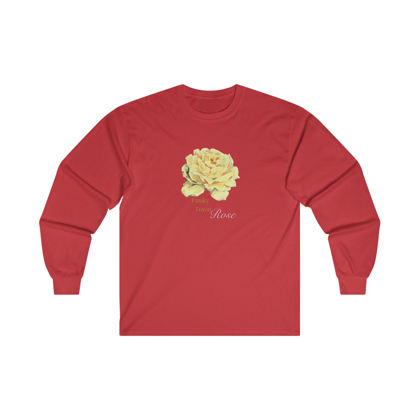 Funky Town Rose Unisex Ultra Cotton Long Sleeve Tee