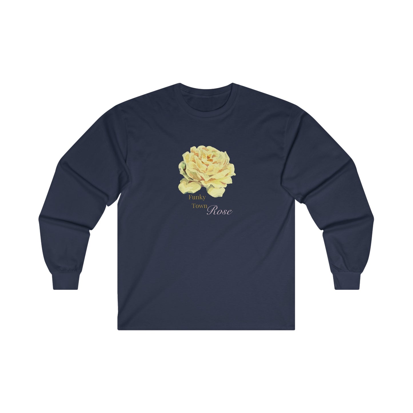 Funky Town Rose Unisex Ultra Cotton Long Sleeve Tee