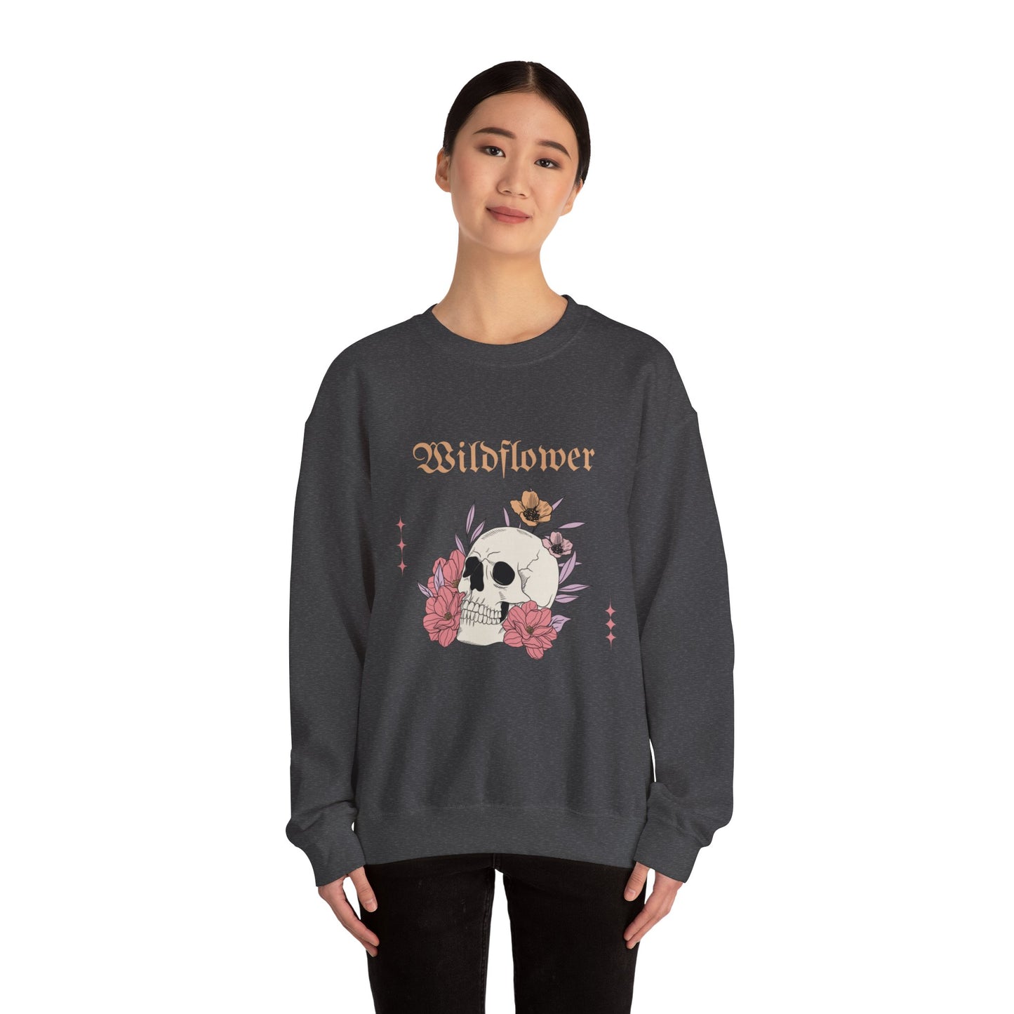 Wildflower Unisex Heavy Blend™ Crewneck Sweatshirt