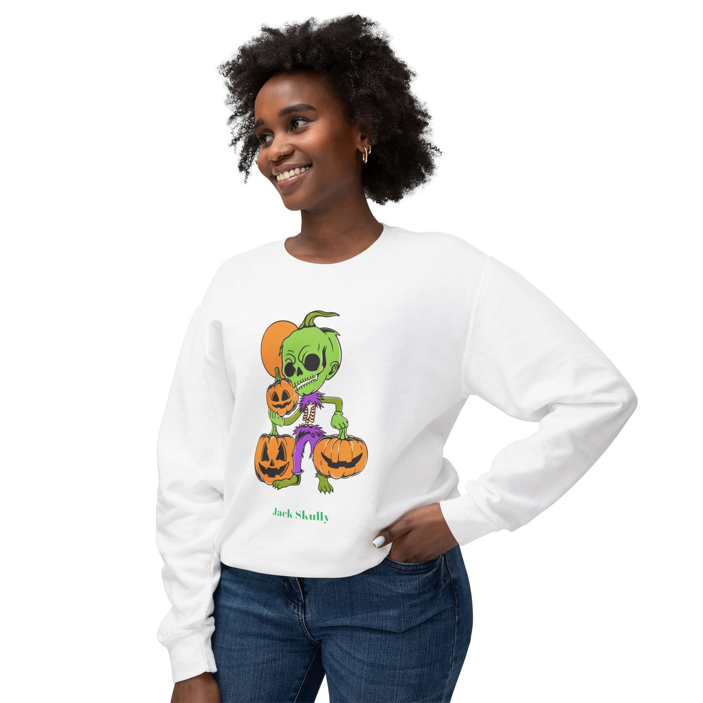 Jack Skully Unisex Lightweight Crewneck Sweatshirt