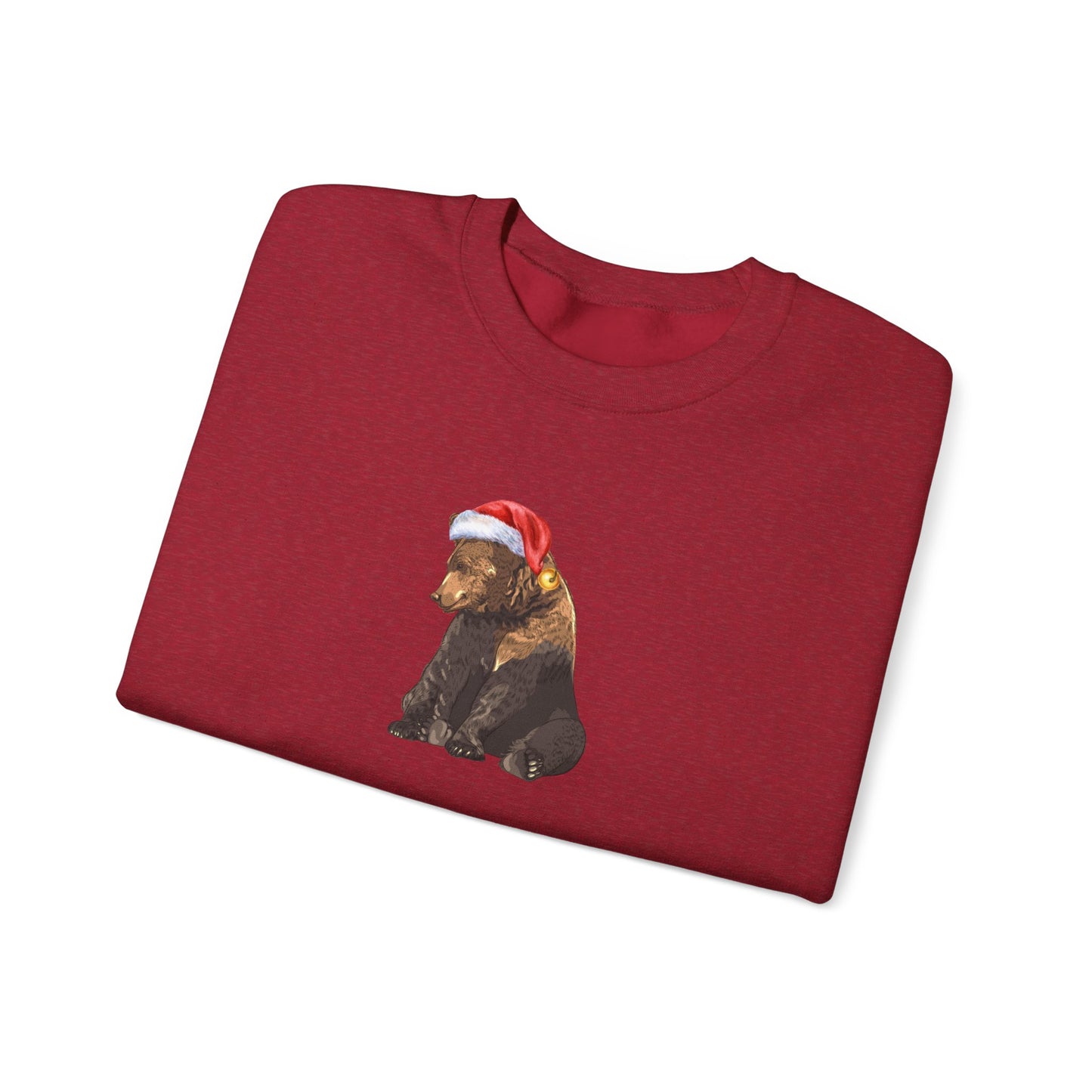 She Chose the Bear Santa Unisex Heavy Blend™ Crewneck Sweatshirt