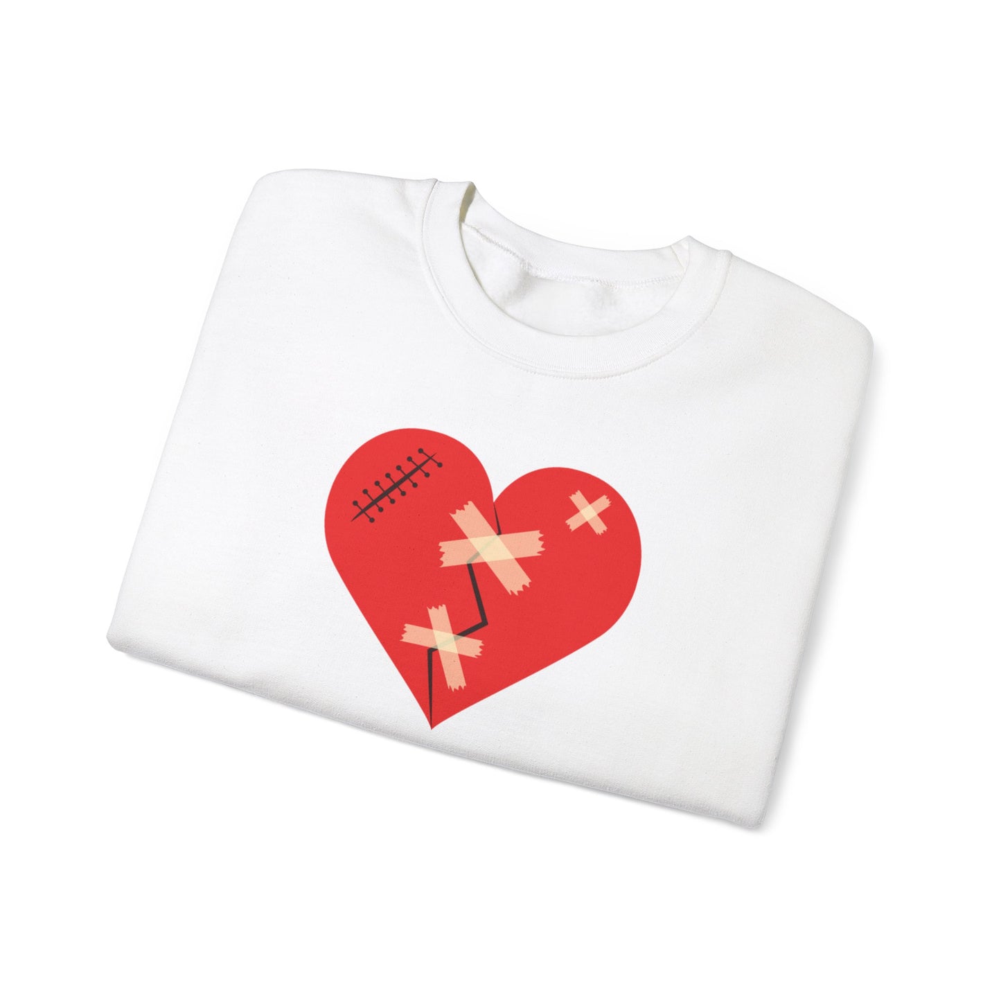 Warning Heartbreak Unisex Heavy Blend™ Crewneck Sweatshirt