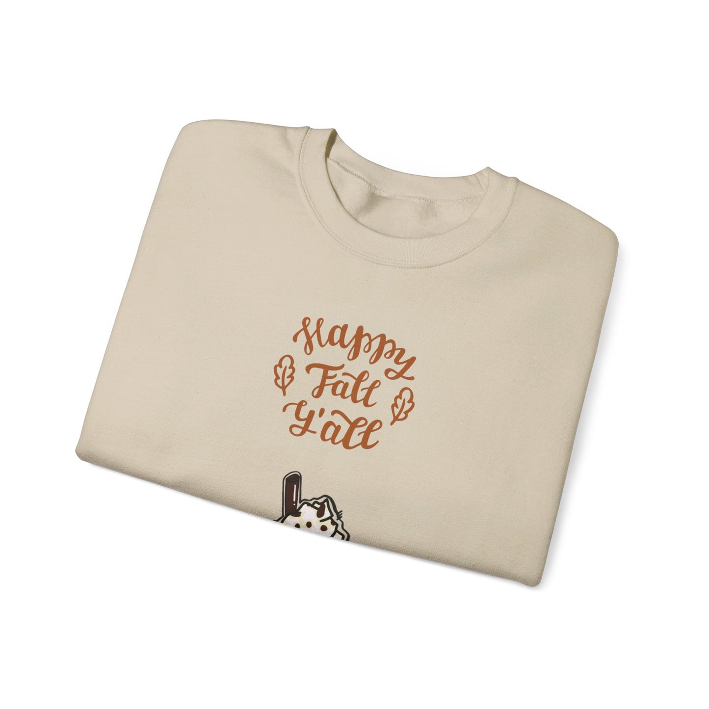 Happy Fall Y’all Unisex Heavy Blend™ Crewneck Sweatshirt