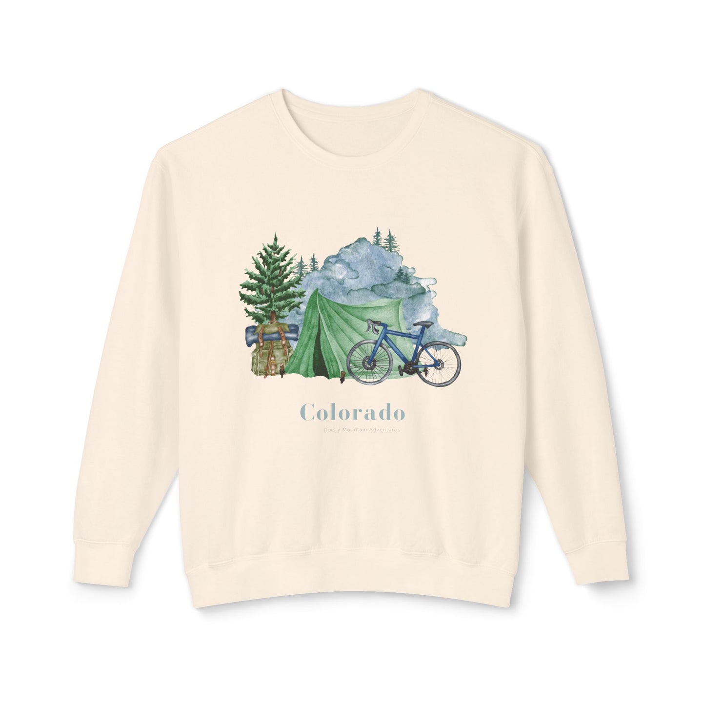 Colorado Camp Unisex Lightweight Crewneck Sweatshirt