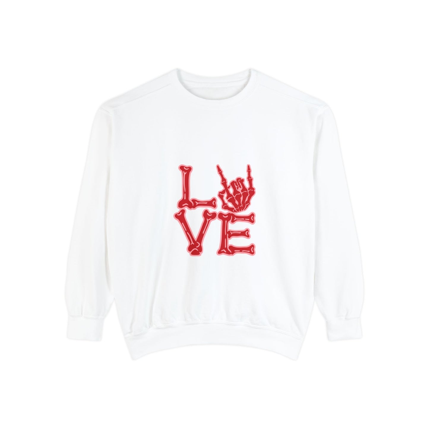 Love Rock Unisex Garment-Dyed Sweatshirt