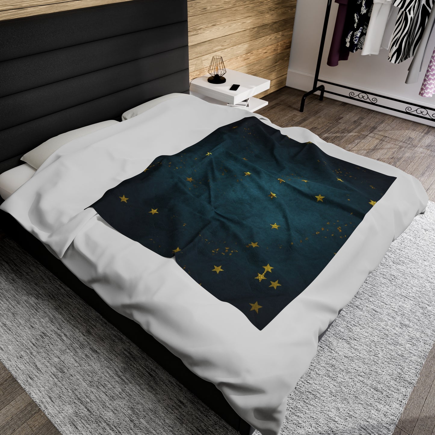 Stars Velveteen Plush Blanket