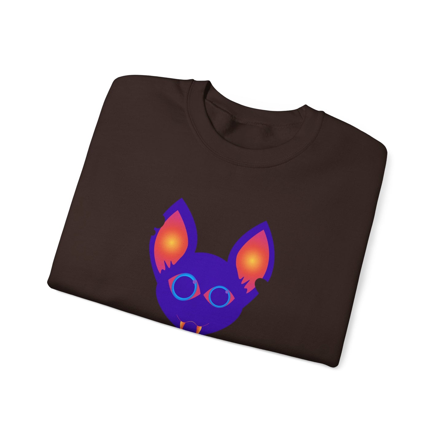 Purple Kitty Unisex Heavy Blend™ Crewneck Sweatshirt