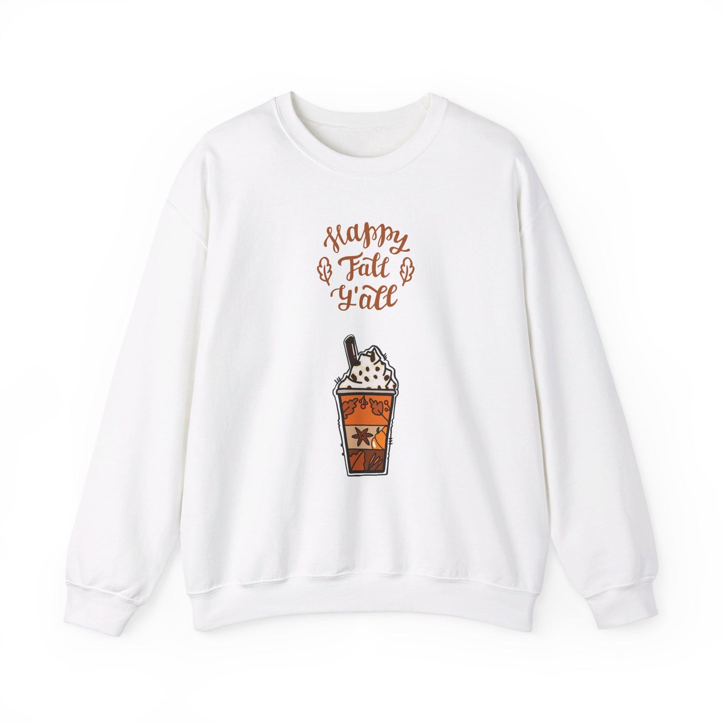 Happy Fall Y’all Unisex Heavy Blend™ Crewneck Sweatshirt