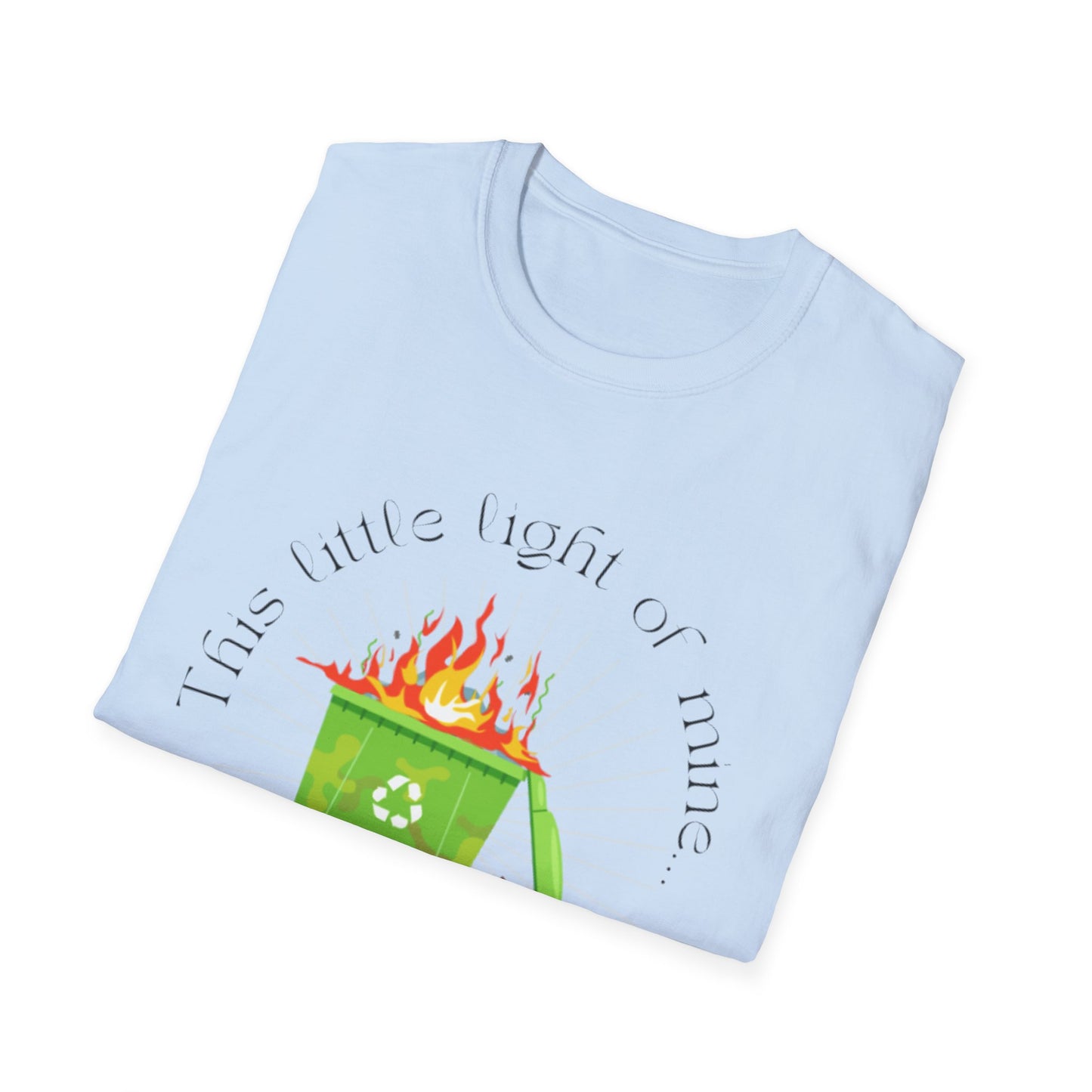 Dumpster Fire Unisex Softstyle T-Shirt